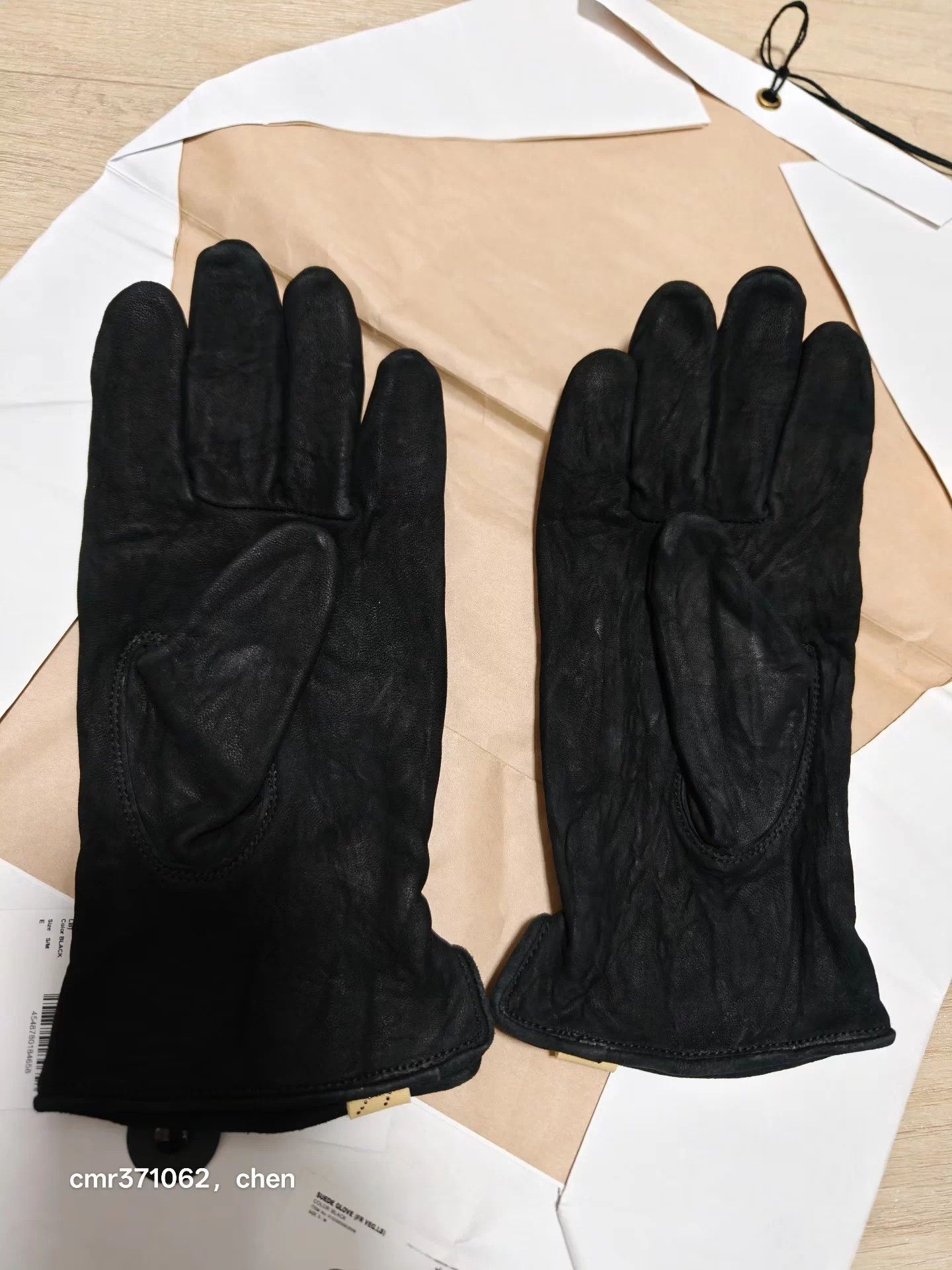 Visvim Visvim 23AW Suede Glove (fr veg.lb) Black SM Biker Glove Size ONE SIZE - 2 Thumbnail