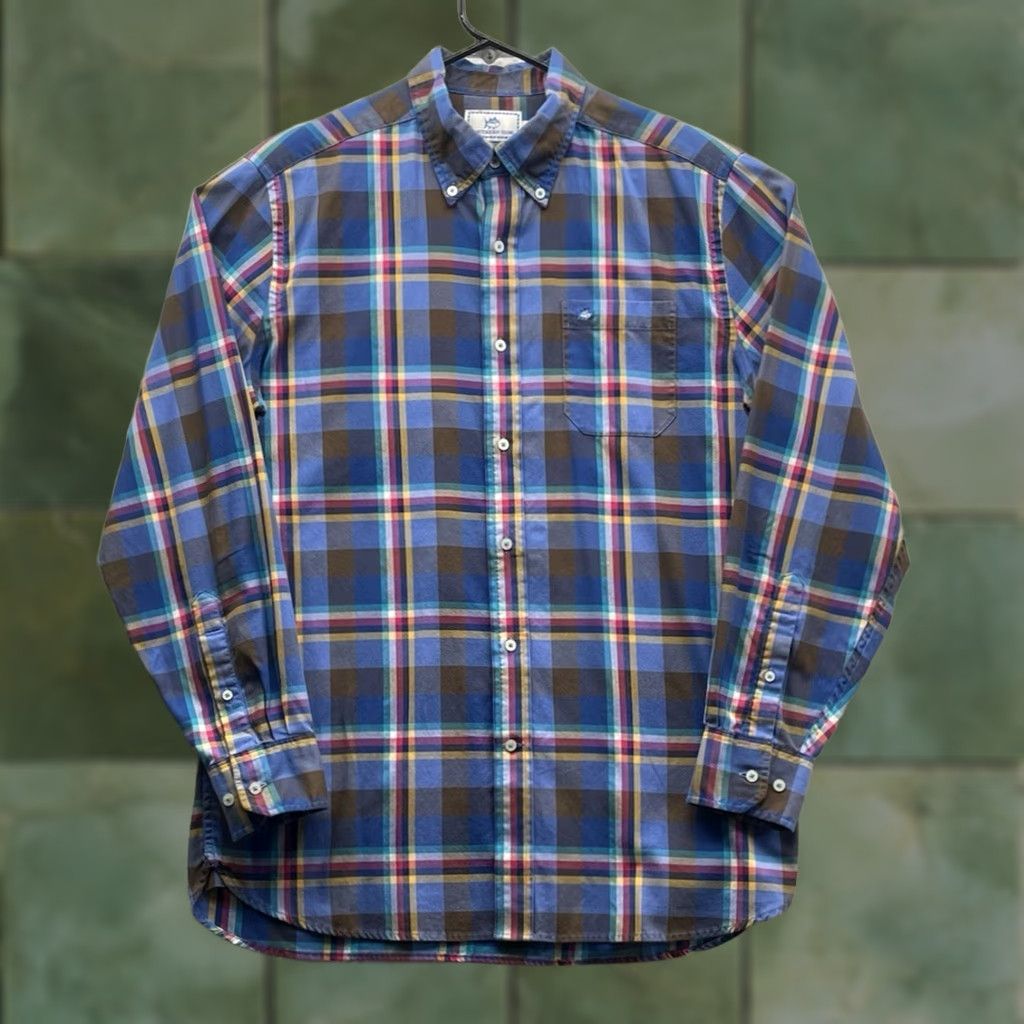 Southern Tide Southern Tide Shirt Mens M Classic Fit Multicolor Plaid Button-Up Casual Preppy Capstone Size US M / EU 48-50 / 2 - 1 Thumbnail