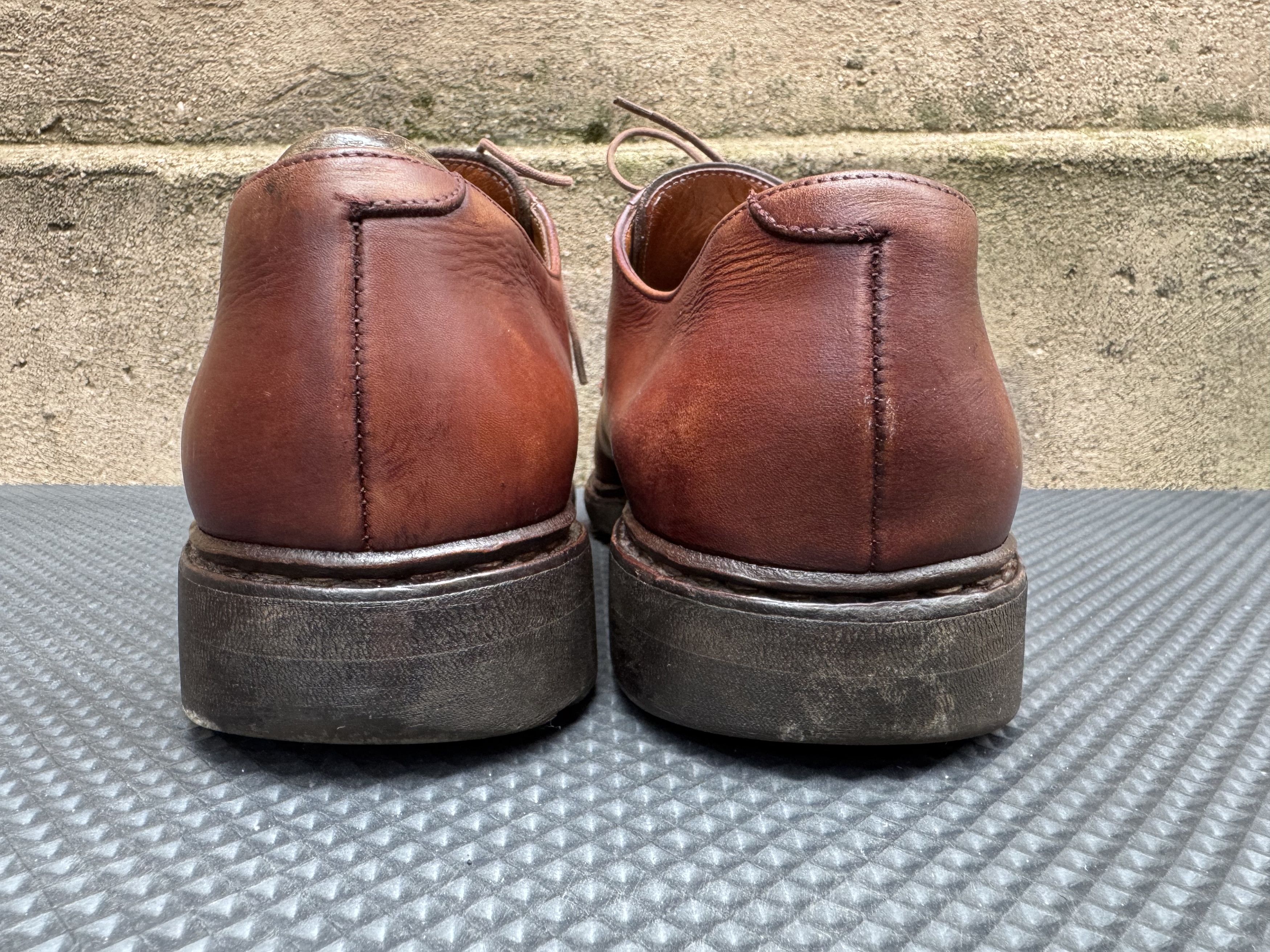 Paraboot Paraboot Vintage Avignon Griff Men's Brown Leather Derby Size US 10 / EU 43 - 6 Thumbnail