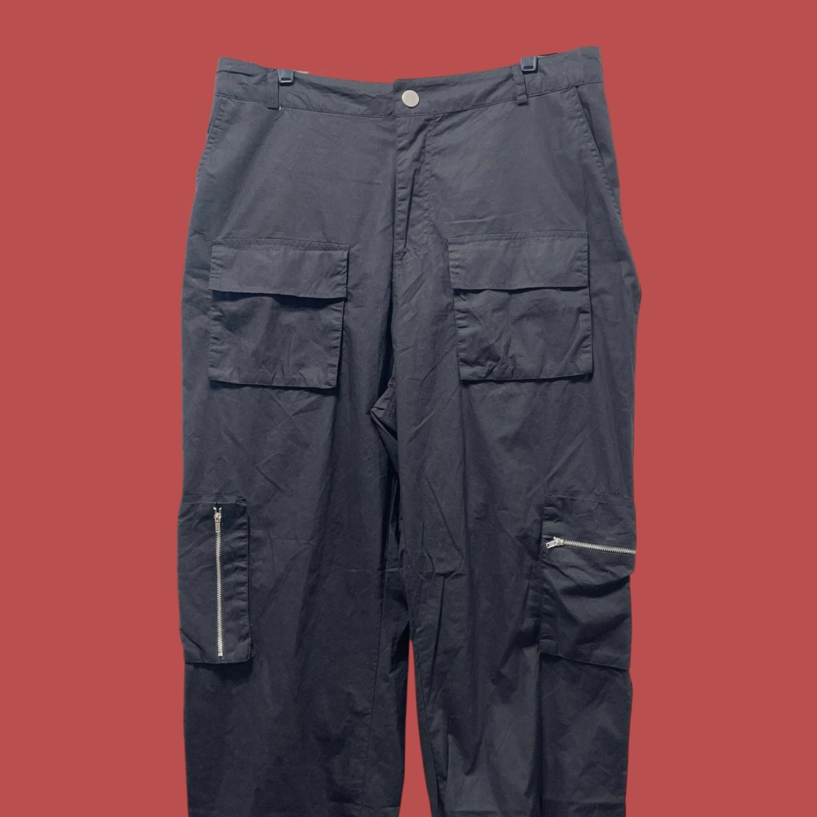 Other Rue + - Women's Cozy Cargo Jogger Pants With Multi Pockets - Size 36" / US 14 / IT 50 - 11 Thumbnail