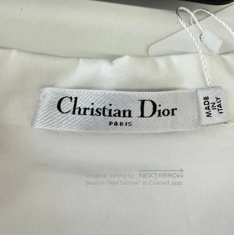 Dior Dior White Cotton Long Sleeve Shirt . Size L / US 10 / IT 46 - 3 Thumbnail