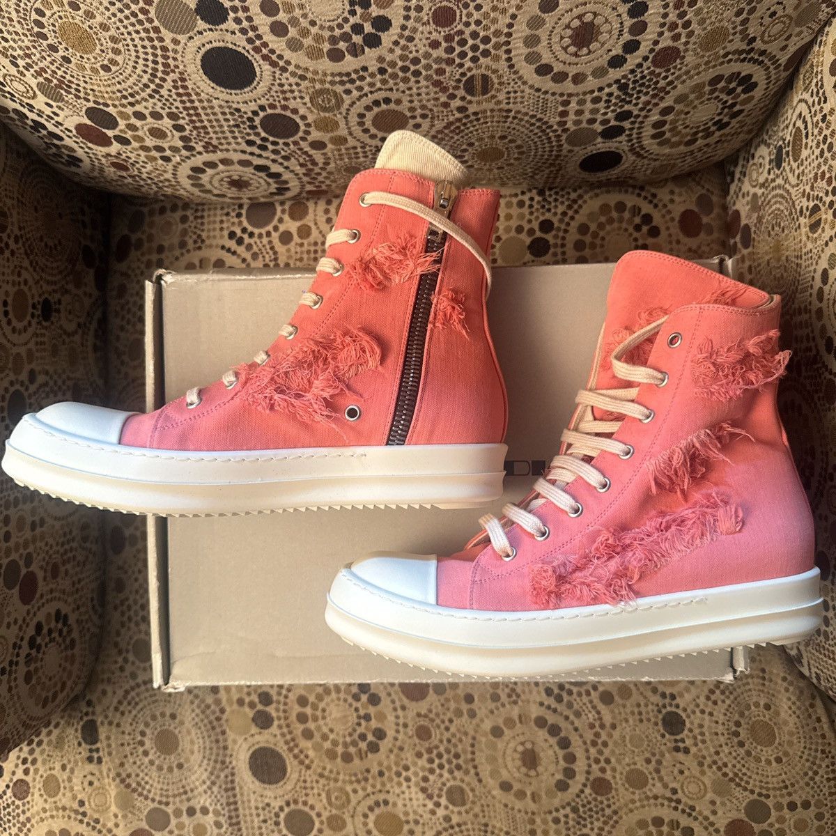 Rick Owens Pink Rick Owens drkshdw Size US 10 / IT 40 - 1 Thumbnail