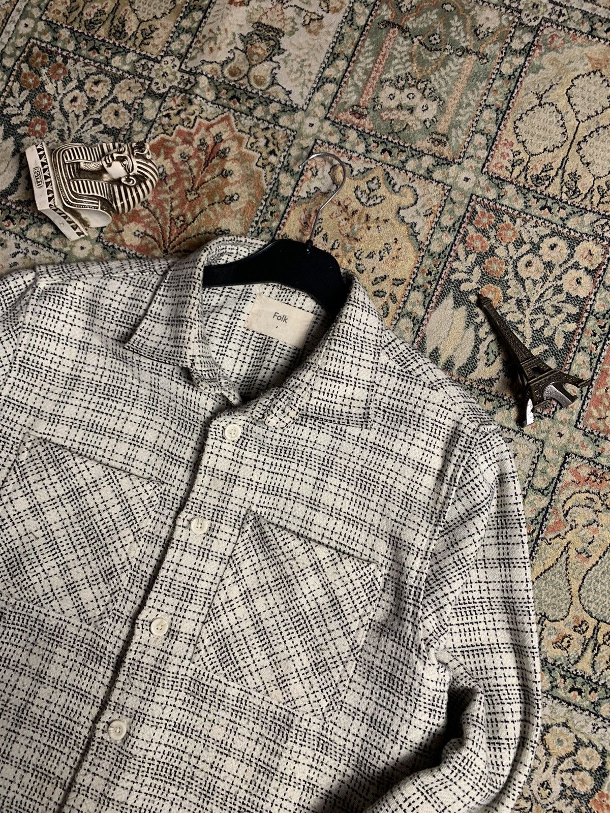 Folk Folk Arrow Overshirt Snacked Chore Jacket Check Heavy Thick Size US M / EU 48-50 / 2 - 2 Thumbnail