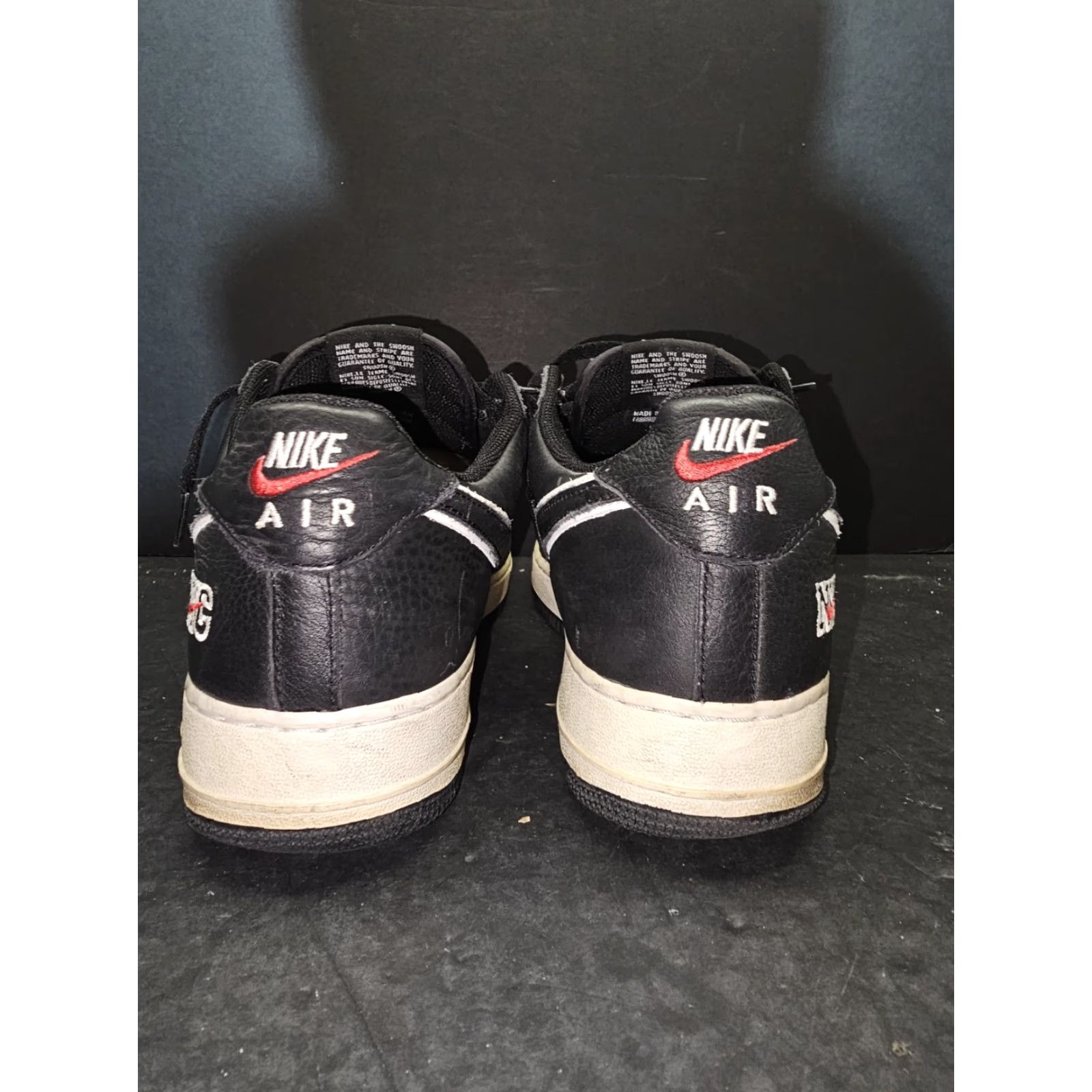 Nike VINTAGE Nike Air Force 1 Low Retro NYC Kith 2016 Black White Red 845053-002 Mens Sz 11.5 Size ONE SIZE - 7 Thumbnail