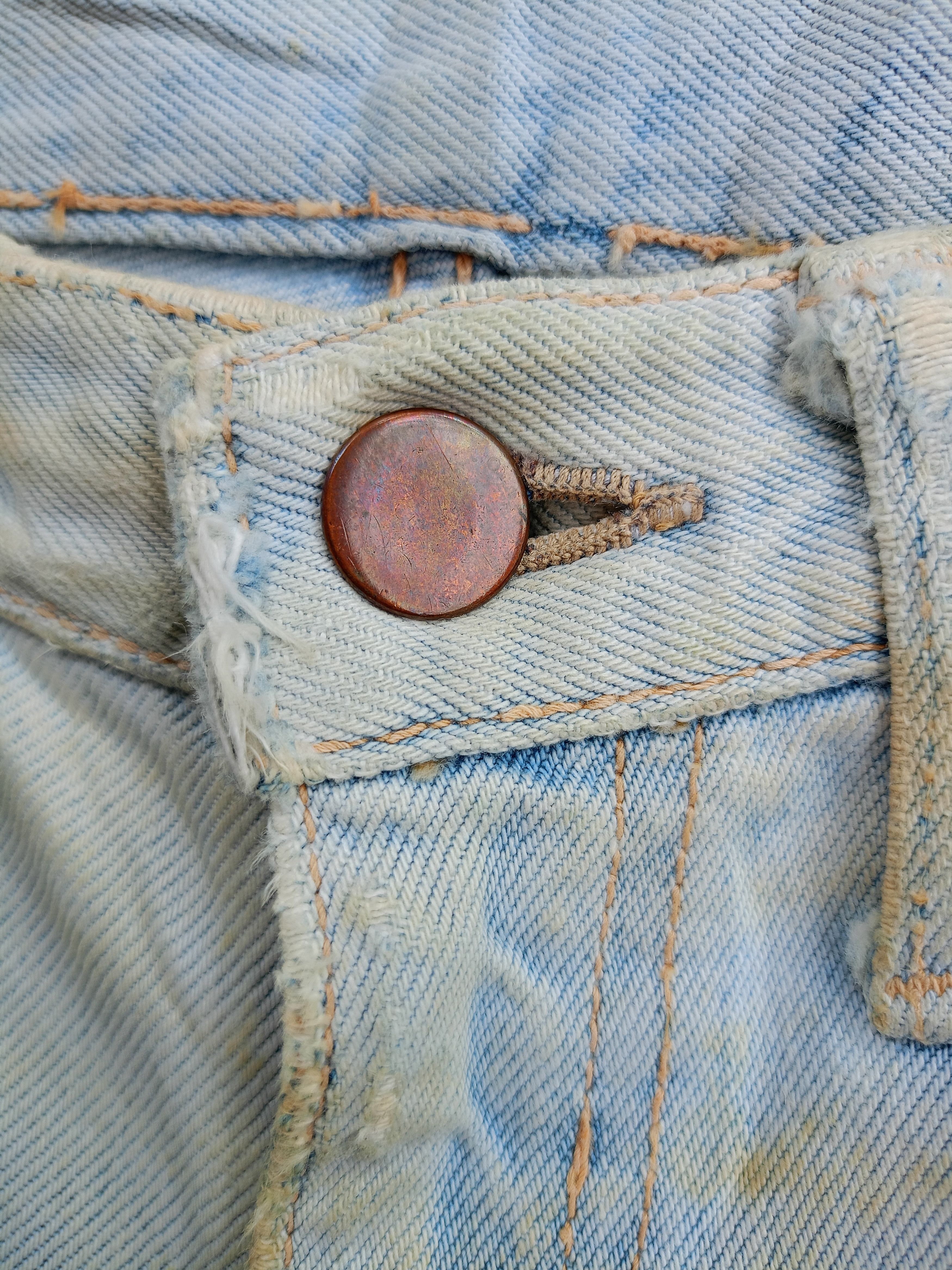 Japanese Brand × Vintage Japanese Brand Cropped Vintage Streetwear Denim Size US 27 - 12 Thumbnail