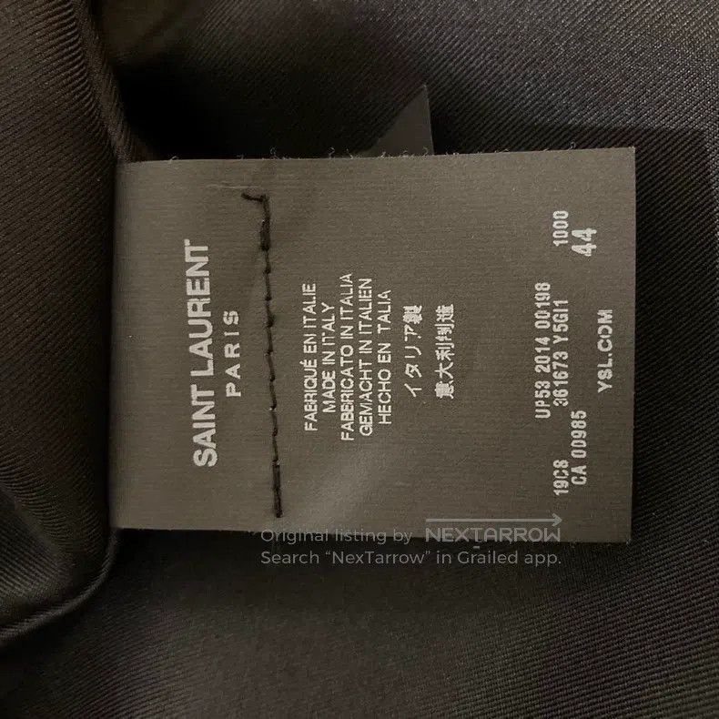 Saint Laurent Paris Saint Laurent Paris Lamb Leather Jacket Size US S / EU 44-46 / 1 - 7 Thumbnail