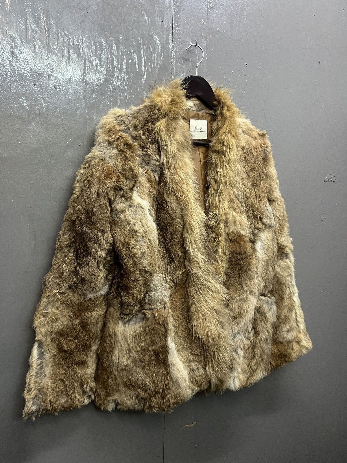 Japanese Brand G.F Fashion Creation Faux Fur Coat Size M / US 6-8 / IT 42-44 - 2 Thumbnail