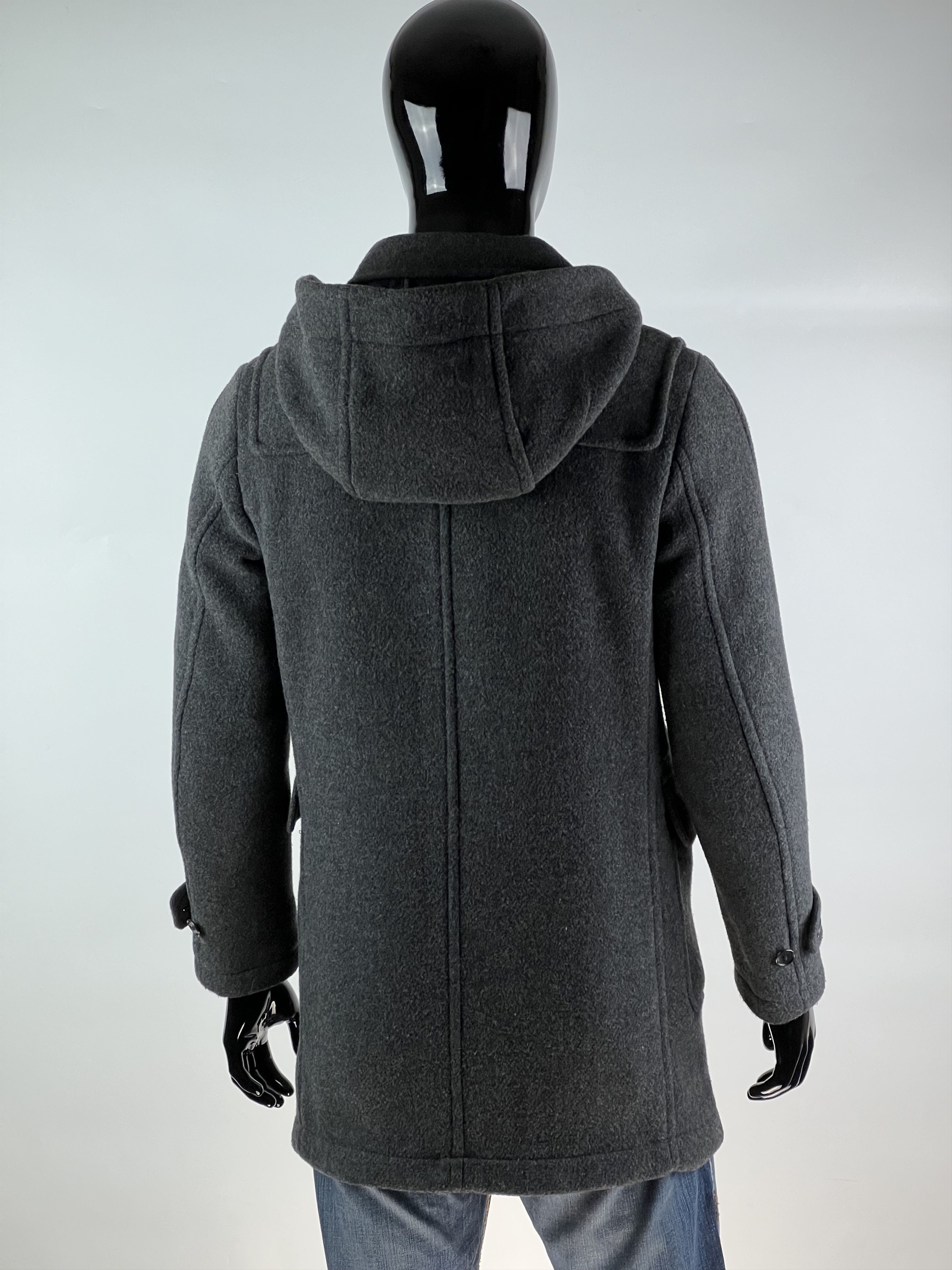 Japanese Brand Uniqlo Men's Wool Duffle Coat Gray Size S Size US S / EU 44-46 / 1 - 3 Thumbnail