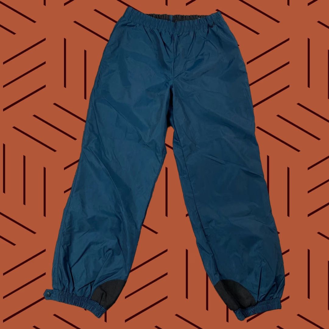 Vintage VINTAGE COLUMBIA POWER PANT MEN'S SKI PANT SHELL PEACOCK TEAL LARGE L INSEAM 31 PANTS BLOCK: ACTIVEWEAR 90s Mens Size US 33 - 1 Thumbnail