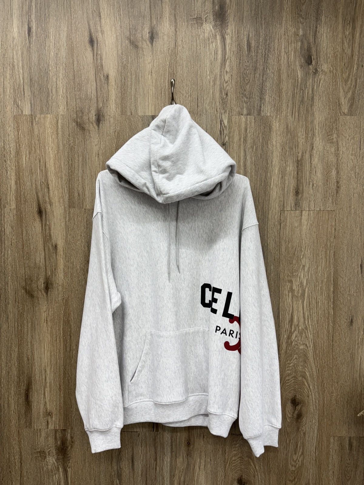 Celine Celine Grey Pull Over Hoodie Size US S / EU 44-46 / 1 - 1 Thumbnail
