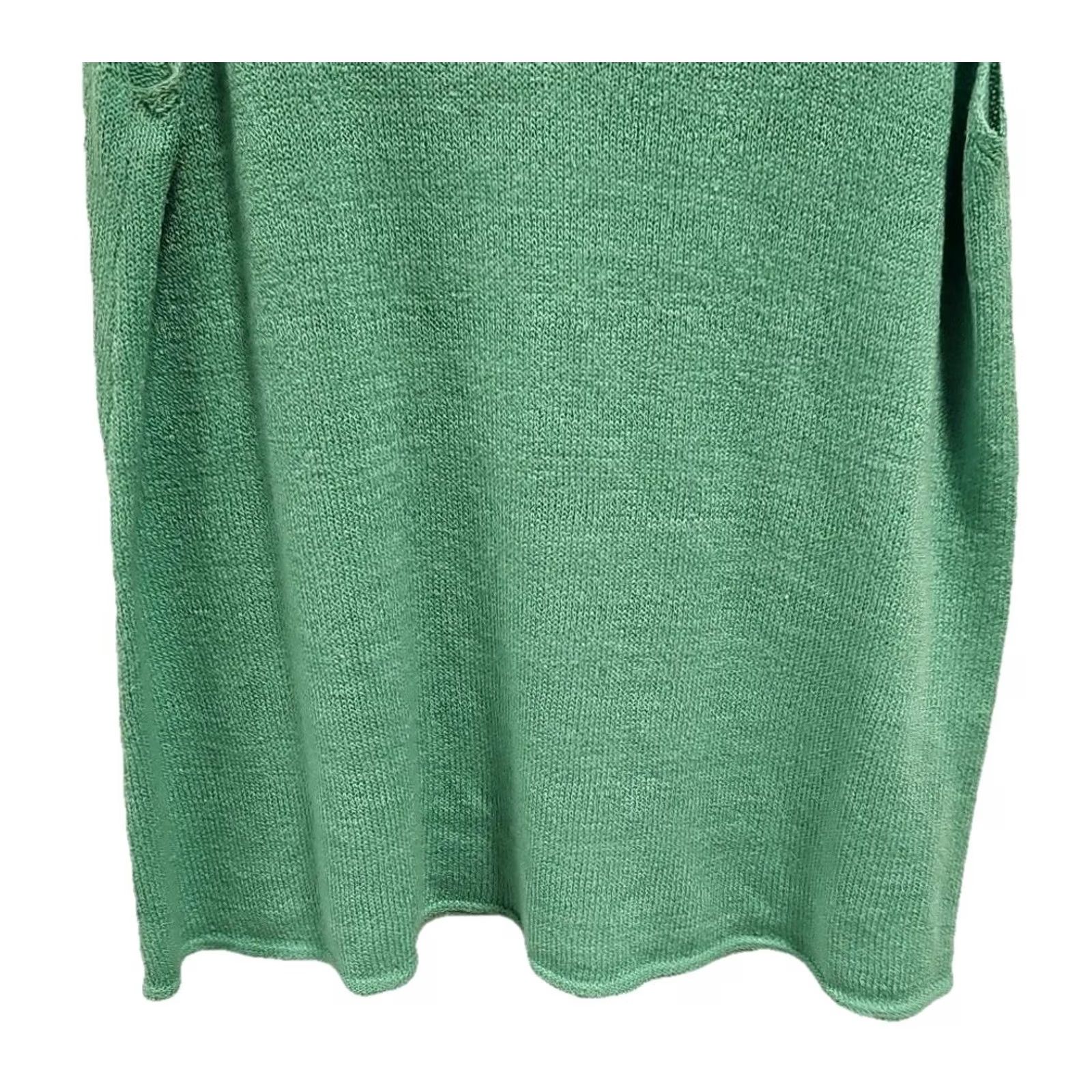 Wrangler VINTAGE Wrangler Retro Knit Tank Top Womens XL Green V-Neck Sleeveless Casual Western Cami Pullover Knit Cami Size XL / US 12-14 / IT 48-50 - 3 Thumbnail