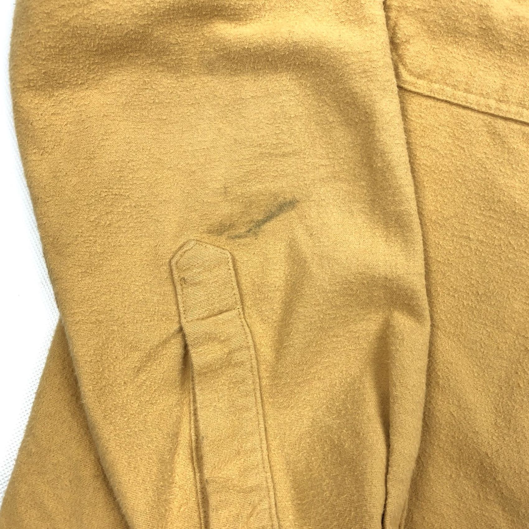 Vintage L.L.Bean Mens L Tall Traditional Fit Flannel Button-Down Shirt Mustard Yellow Tan Size US L / EU 52-54 / 3 - 5 Thumbnail