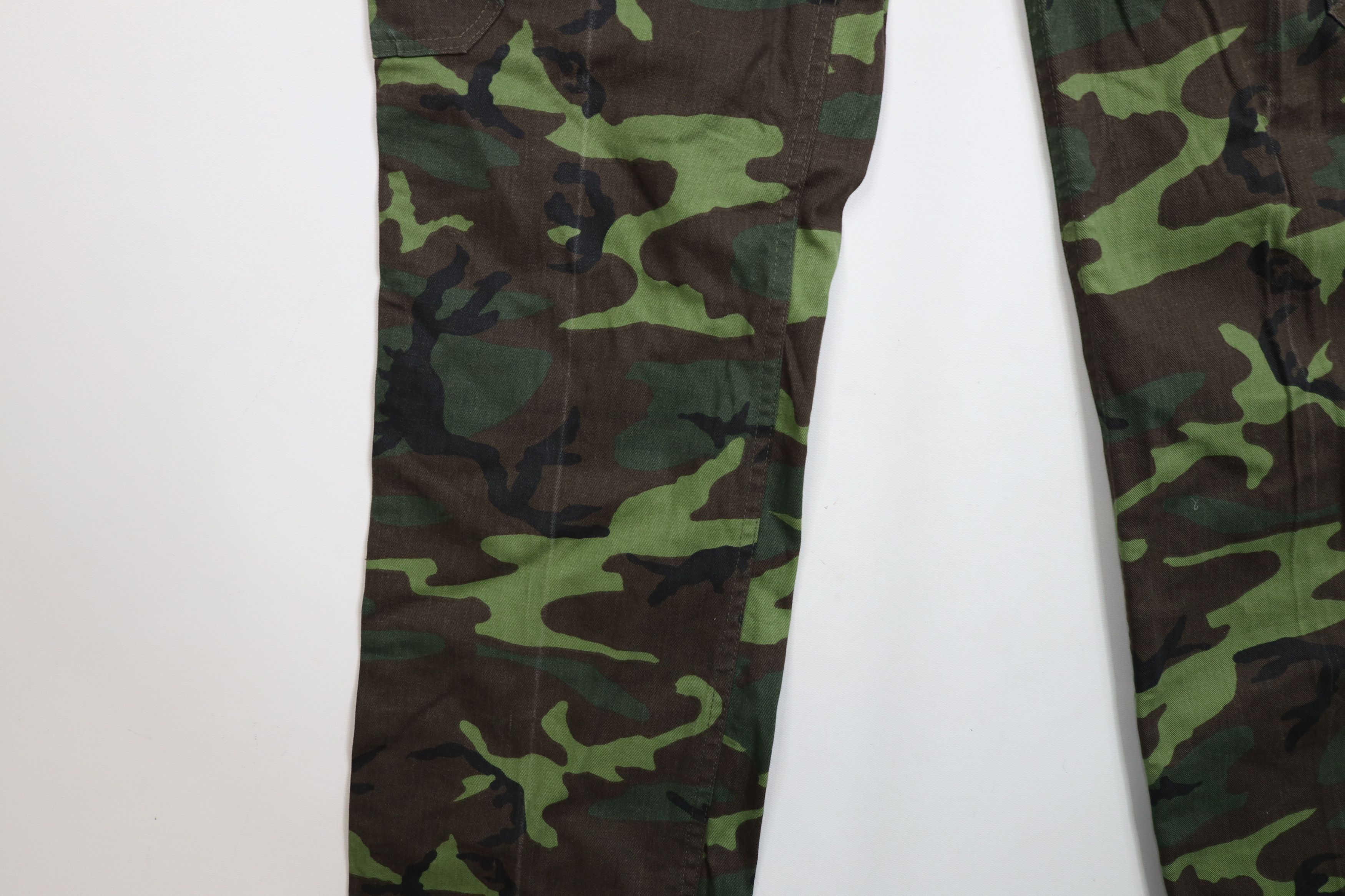 FiveBrother × Vintage Vintage 70s Five Brother Camouflage Wide Leg Cargo Pants USA Size US 34 / EU 50 - 6 Thumbnail