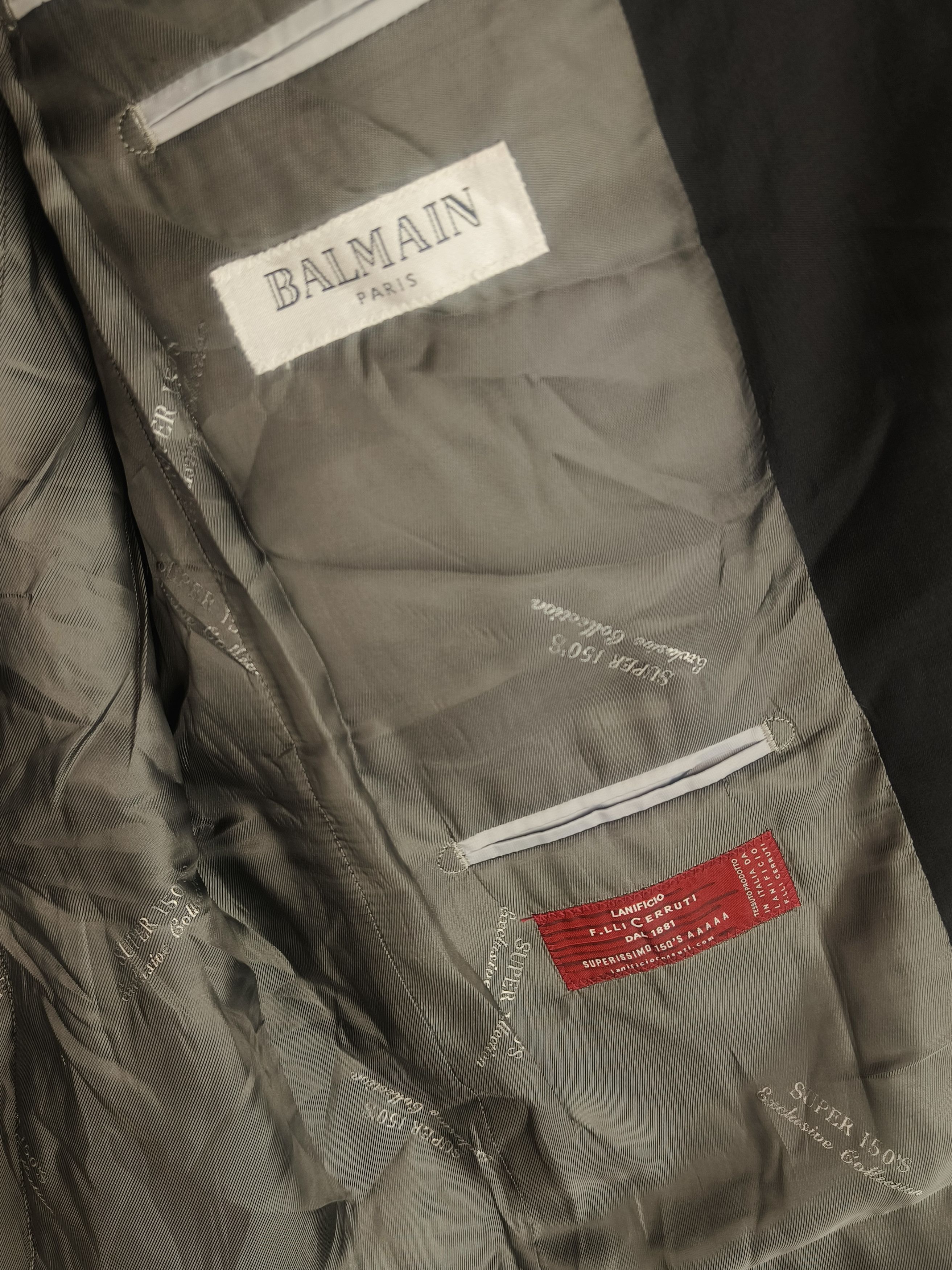 Balmain Balmain Paris Super 150's Wool Blazer Size 44R - 2 Thumbnail