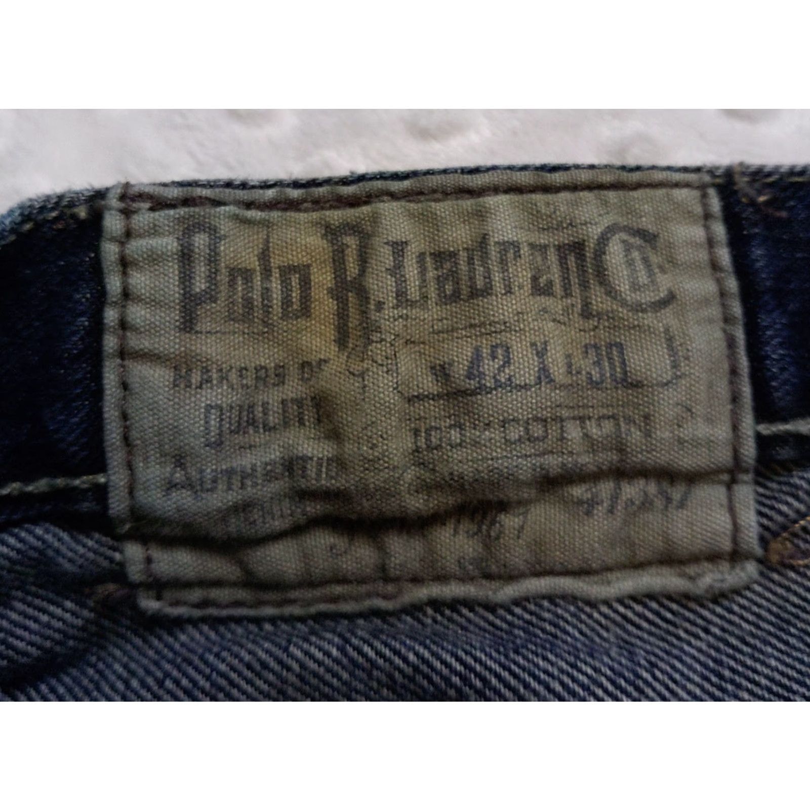 Polo Ralph Lauren Polo Ralph Lauren Jeans Mens 42W x 30L Blue Denim Bootcut Mid Rise 5-Pocket Logo Vintage 90s Preppy Mens Size US XL / EU 56 / 4 - 6 Thumbnail