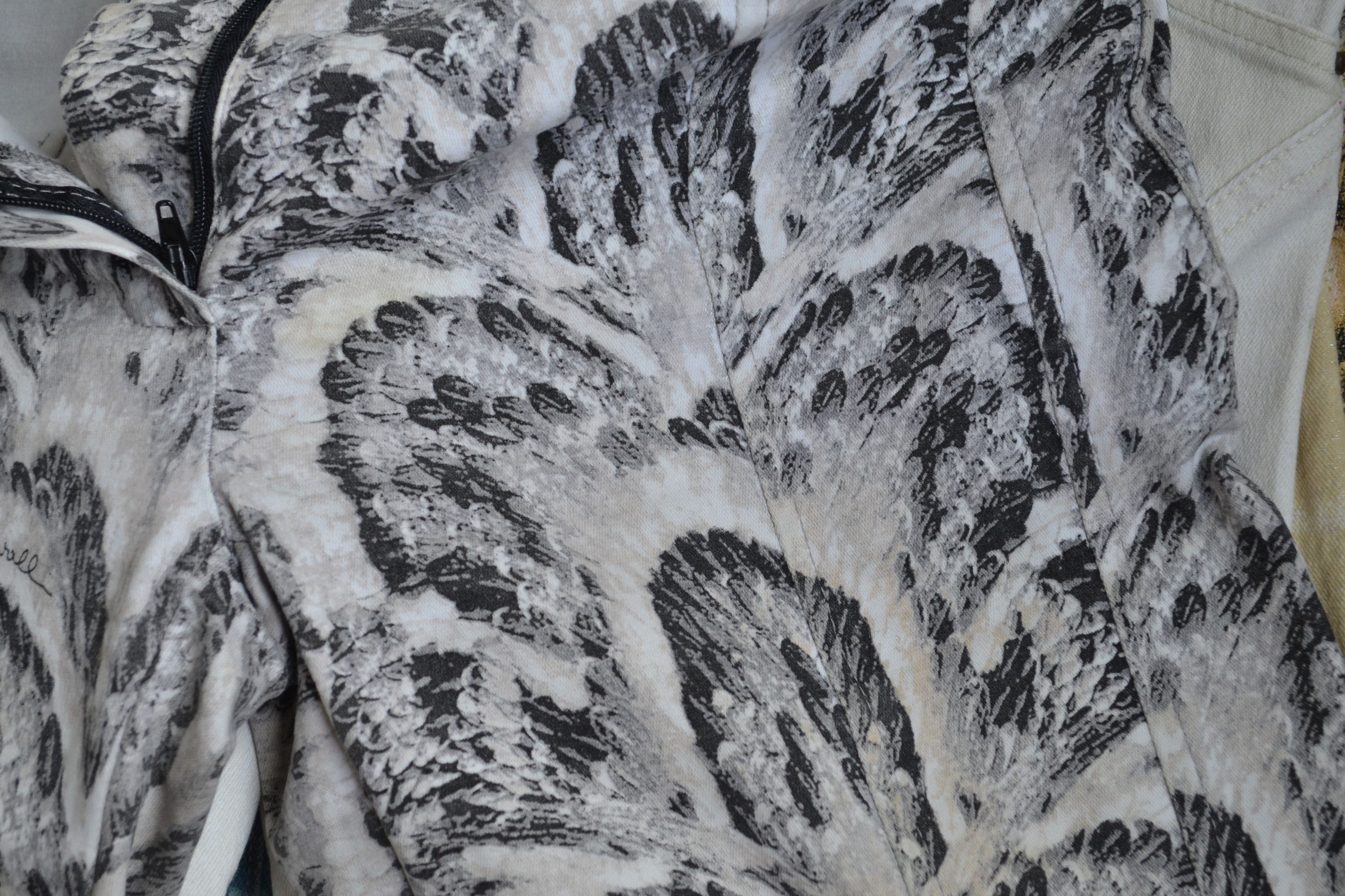 Roberto Cavalli Roberto Cavalli Jeans Pants Black White Vintage y2k Print Size 28" / US 6 / IT 42 - 15 Thumbnail