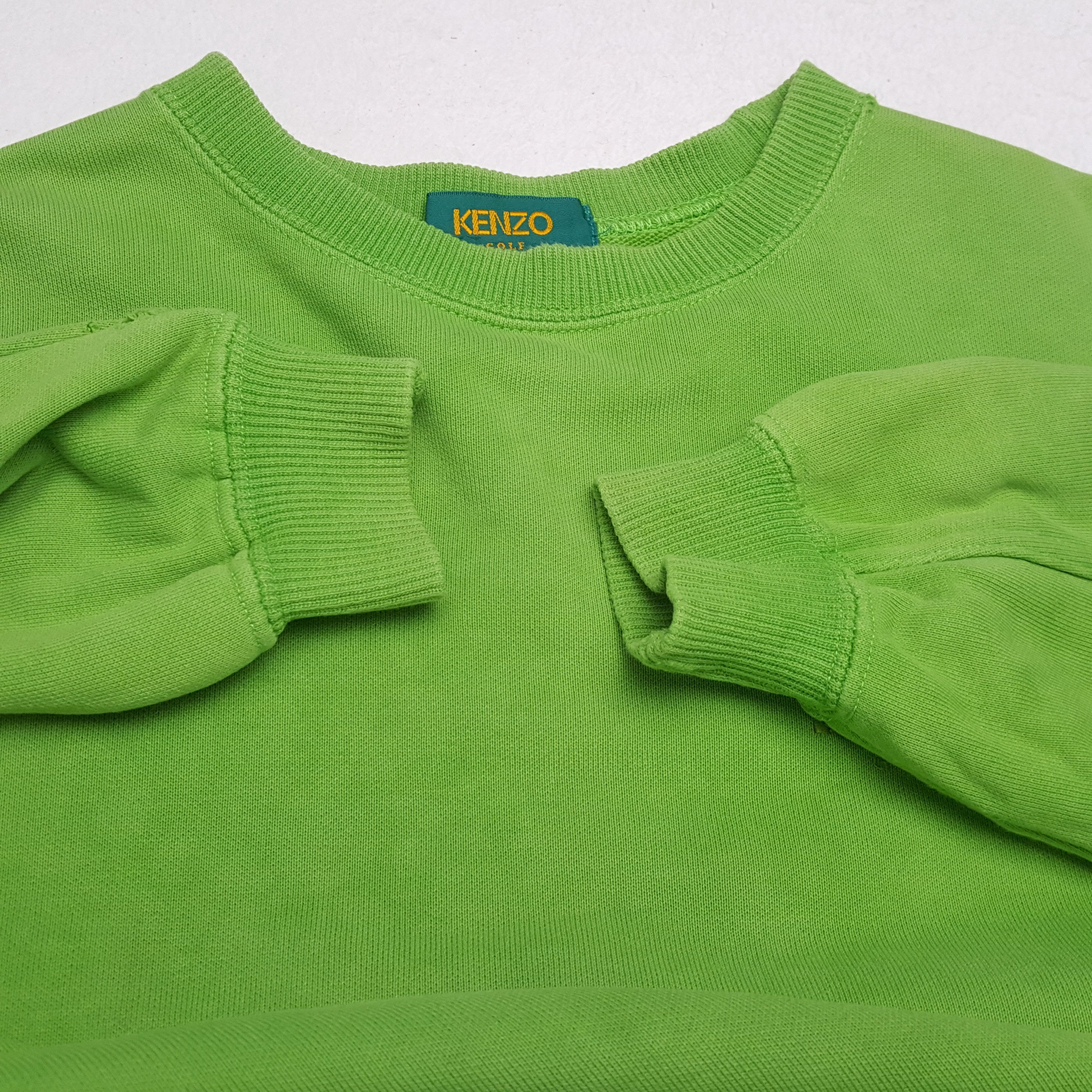 Japanese Brand × Kenzo × Vintage KENZO GOLF Japanese Brand Spellout Design Sweatshirt Size US M / EU 48-50 / 2 - 9 Thumbnail
