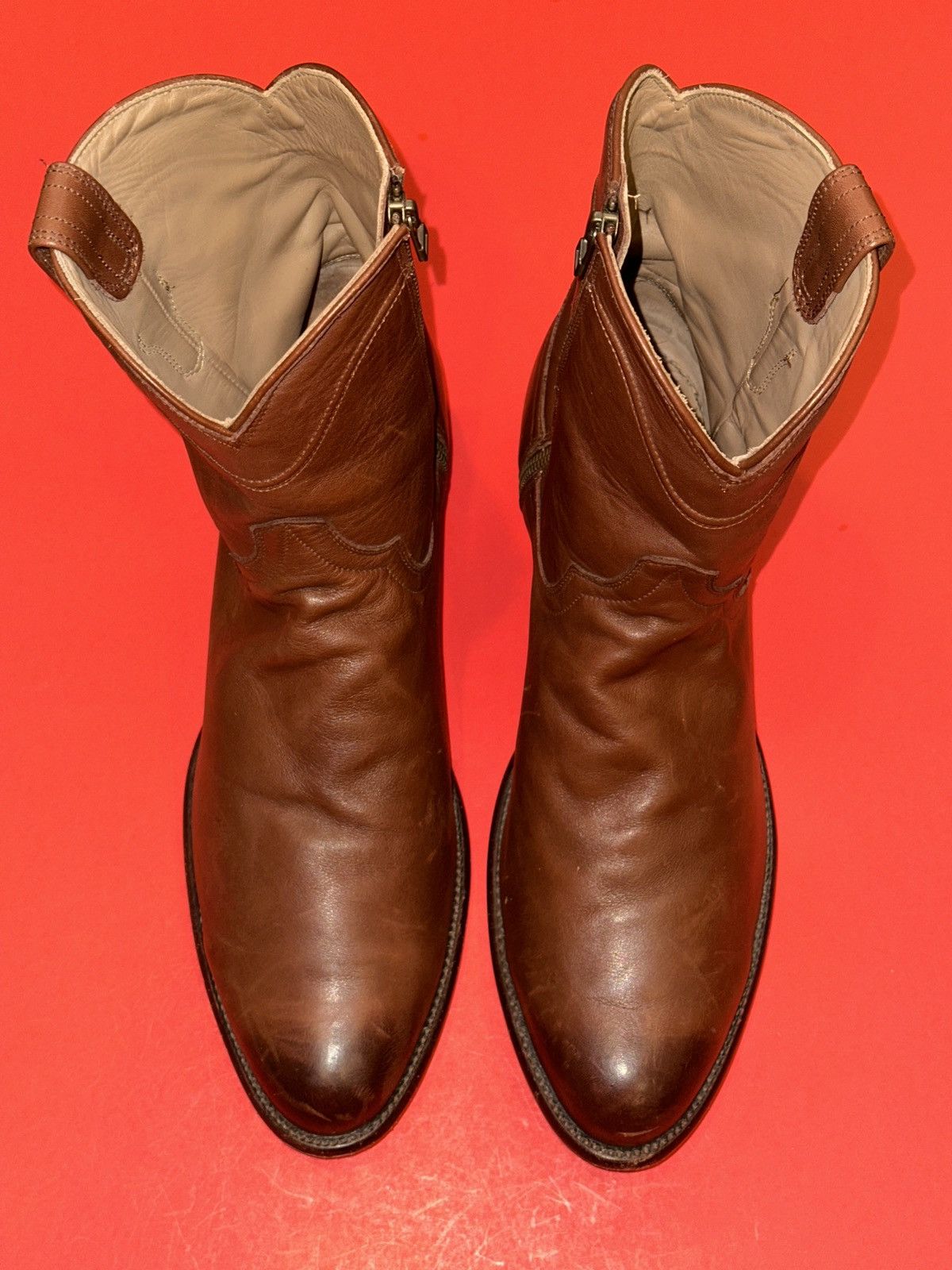 Tecovas Tecovas “The Dean” Side Zip Cowboy Boots 1012 Men’s 14 EE Size US 14 / EU 47 - 1 Thumbnail