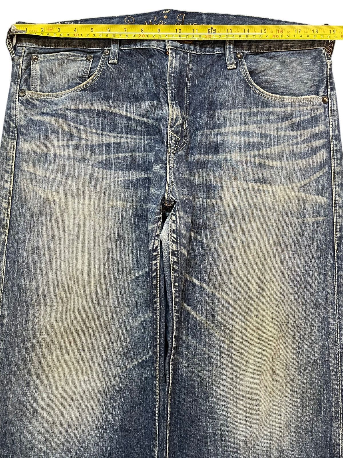 Levi's Vintage 90s Levis 203 Buckle Mud Wash Style Baggy Jeans Size US 36 / EU 52 - 12 Thumbnail