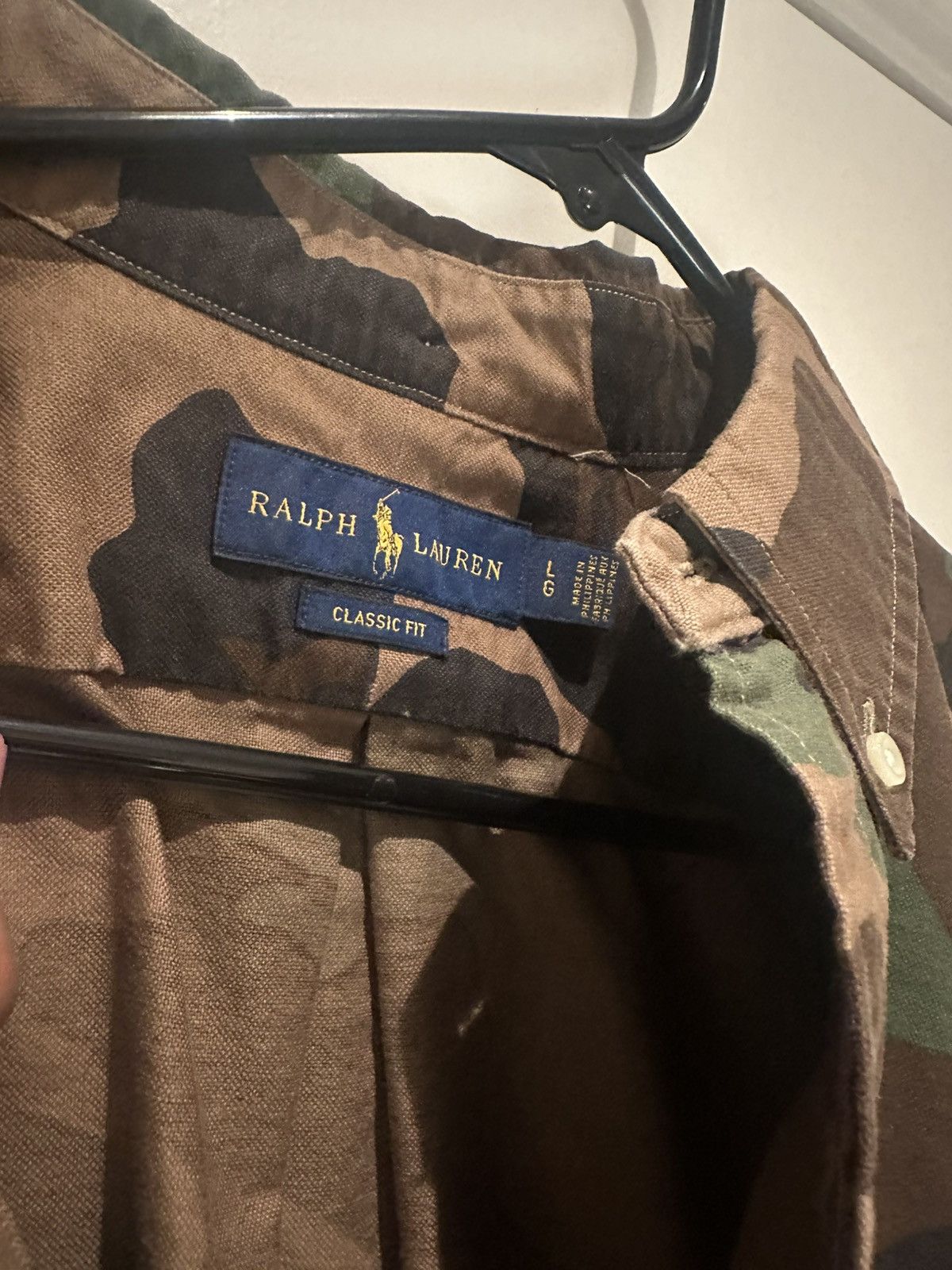 Polo Ralph Lauren Polo Classic Fit Camo Button Down Size US L / EU 52-54 / 3 - 3 Thumbnail