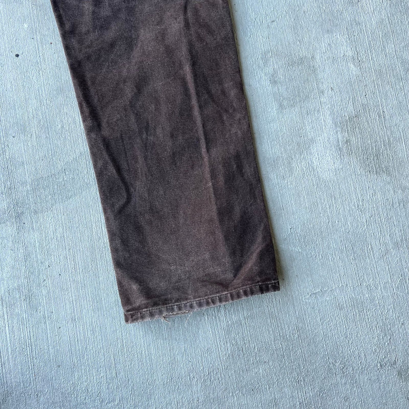 Carhartt × Vintage Vintage Y2K Carhartt WOMENS brown double knee work pants Size US 29 - 7 Thumbnail