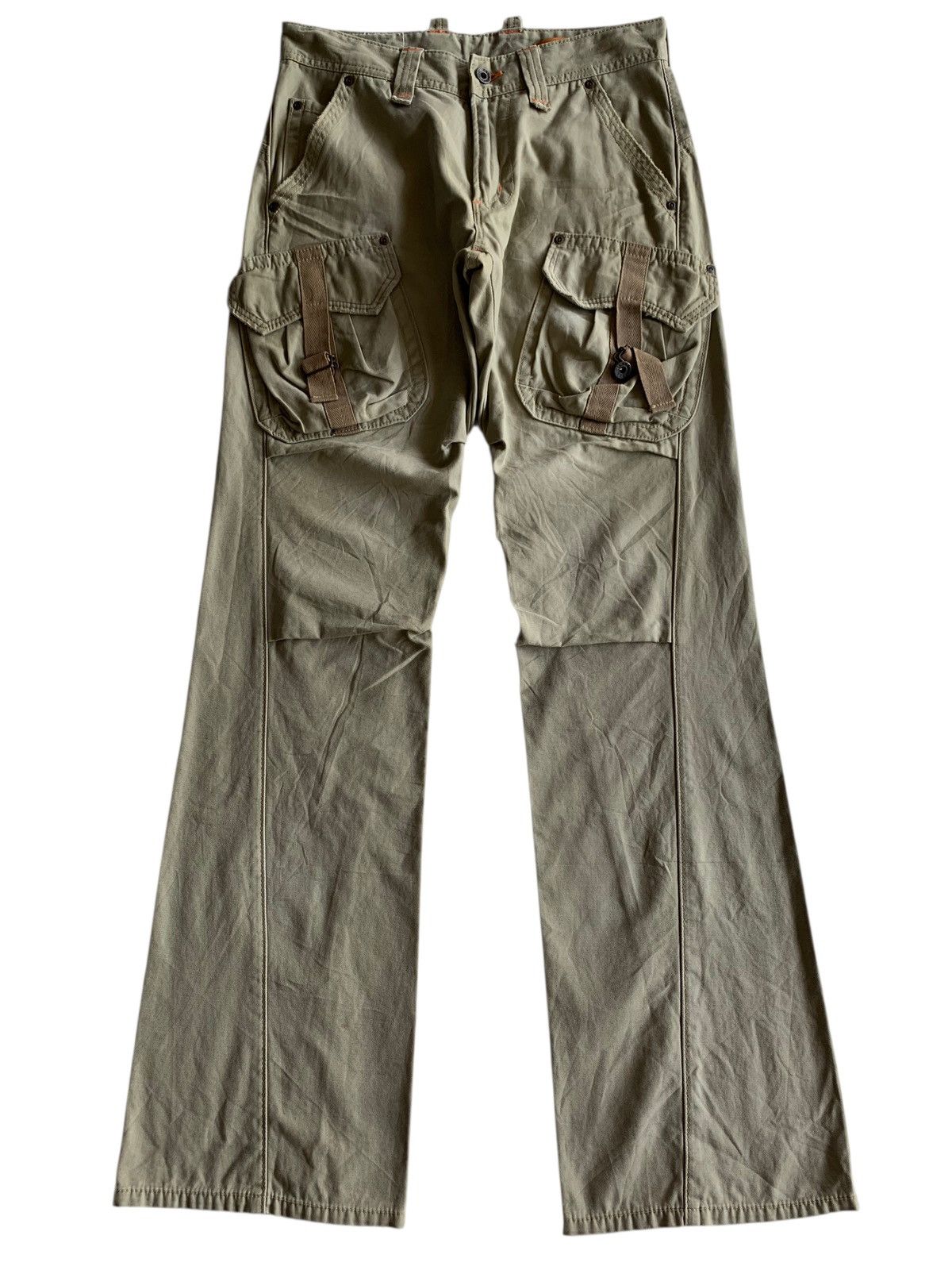 Edwin FLARED EDWIN XV CARGO PANTS JAPANESE DESIGN DENIM Size US 30 / EU 46 - 4 Thumbnail