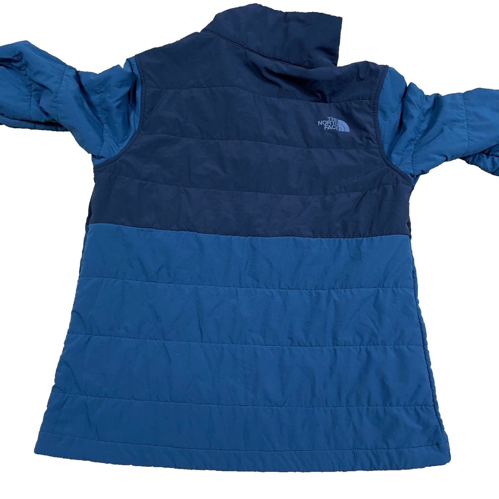 The North Face The North Face Jacket Women S Blue Pullover Anorak Snap T Lightweight Puffer Full Zip Mid-Length Long Sleeve Geometric All Seasons Regular Fit Womens Size S / US 4 / IT 40 - 2 Thumbnail