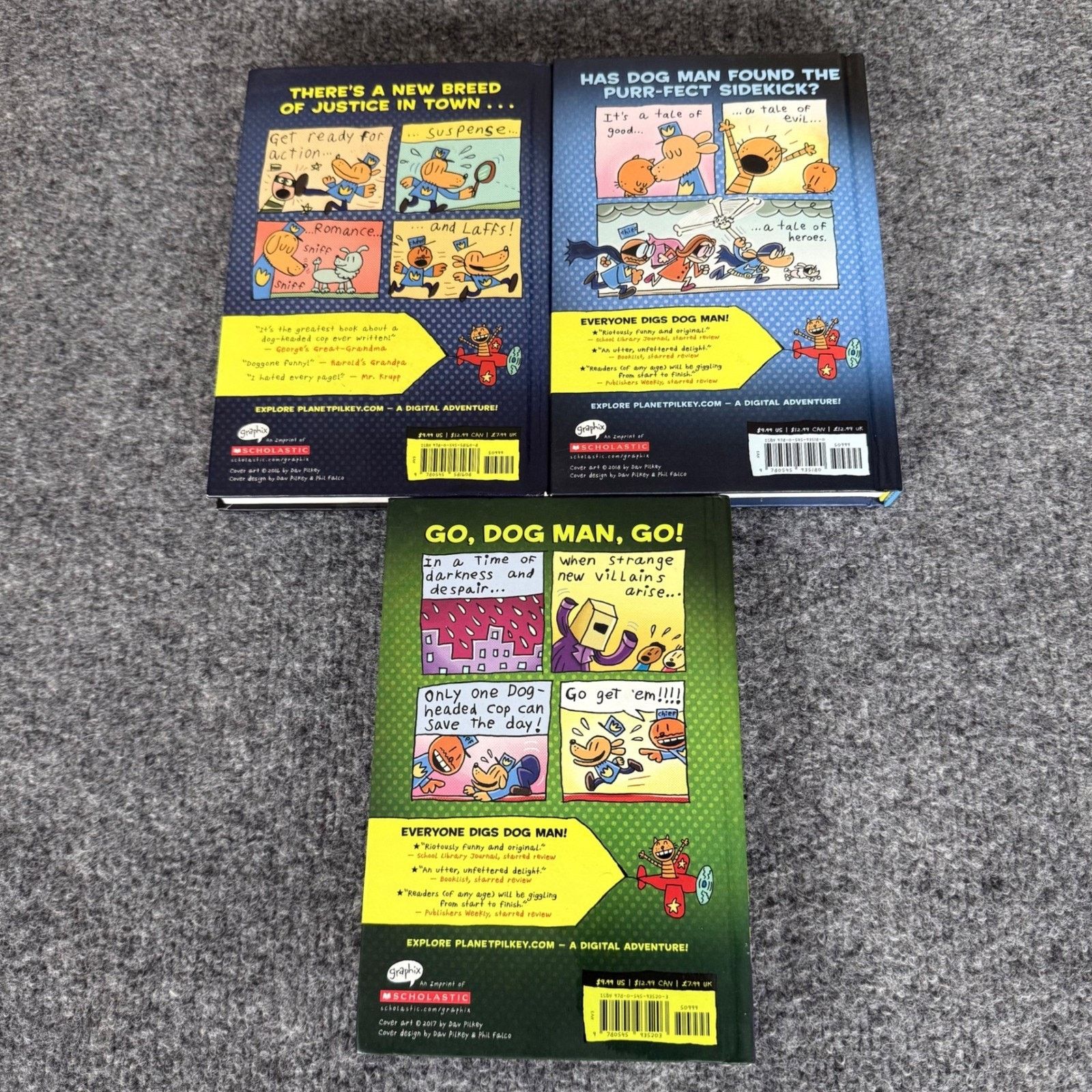 Other Dog Man Books Dav Pilkey Unleashed Cat Kid Novels Hardcover Size ONE SIZE - 2 Thumbnail