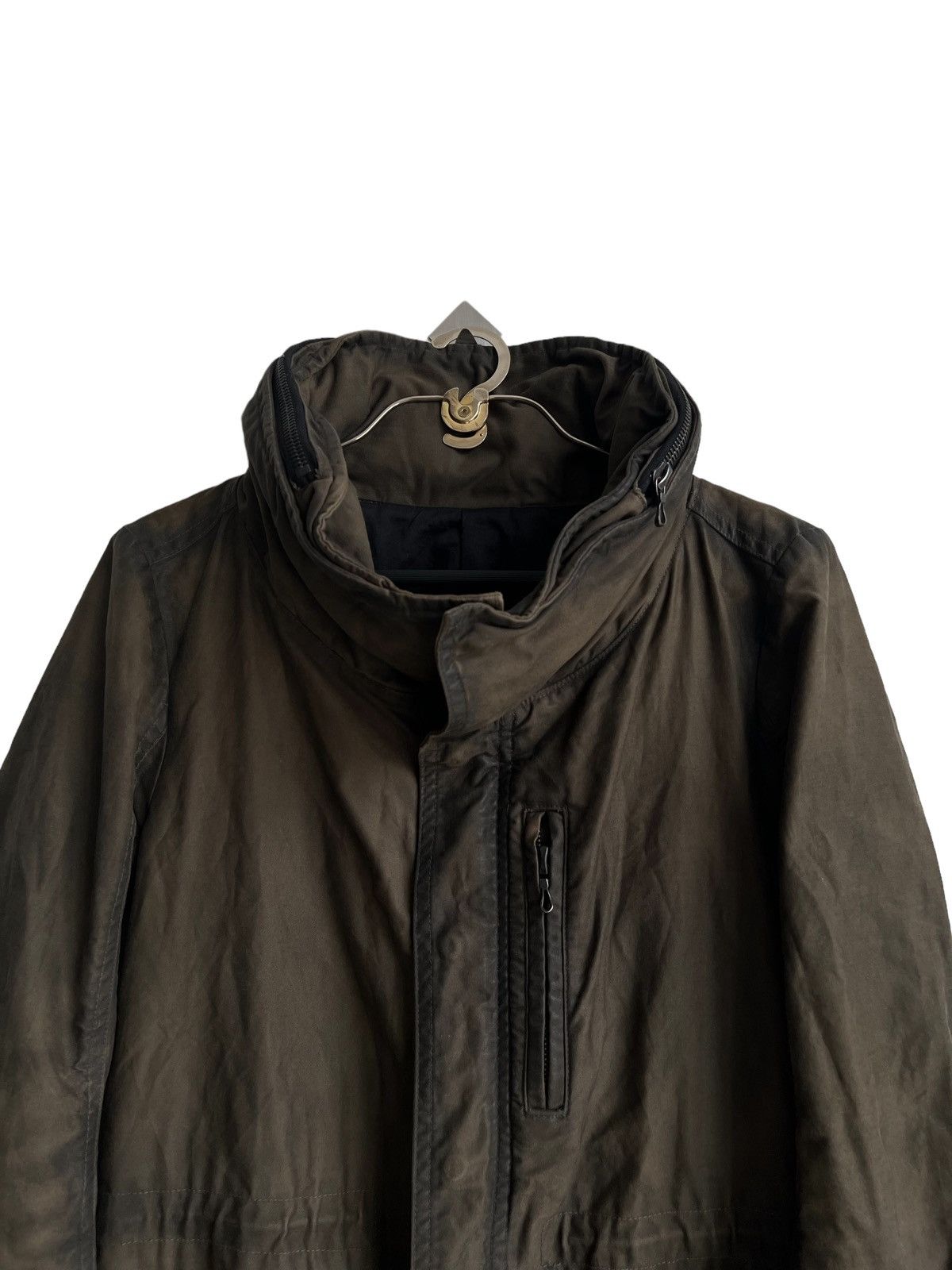 Shellac Y2K Shellac 🇯🇵 Waxed Cotton Post Apocalypse Bono Parka Jacket Size US M / EU 48-50 / 2 - 4 Thumbnail