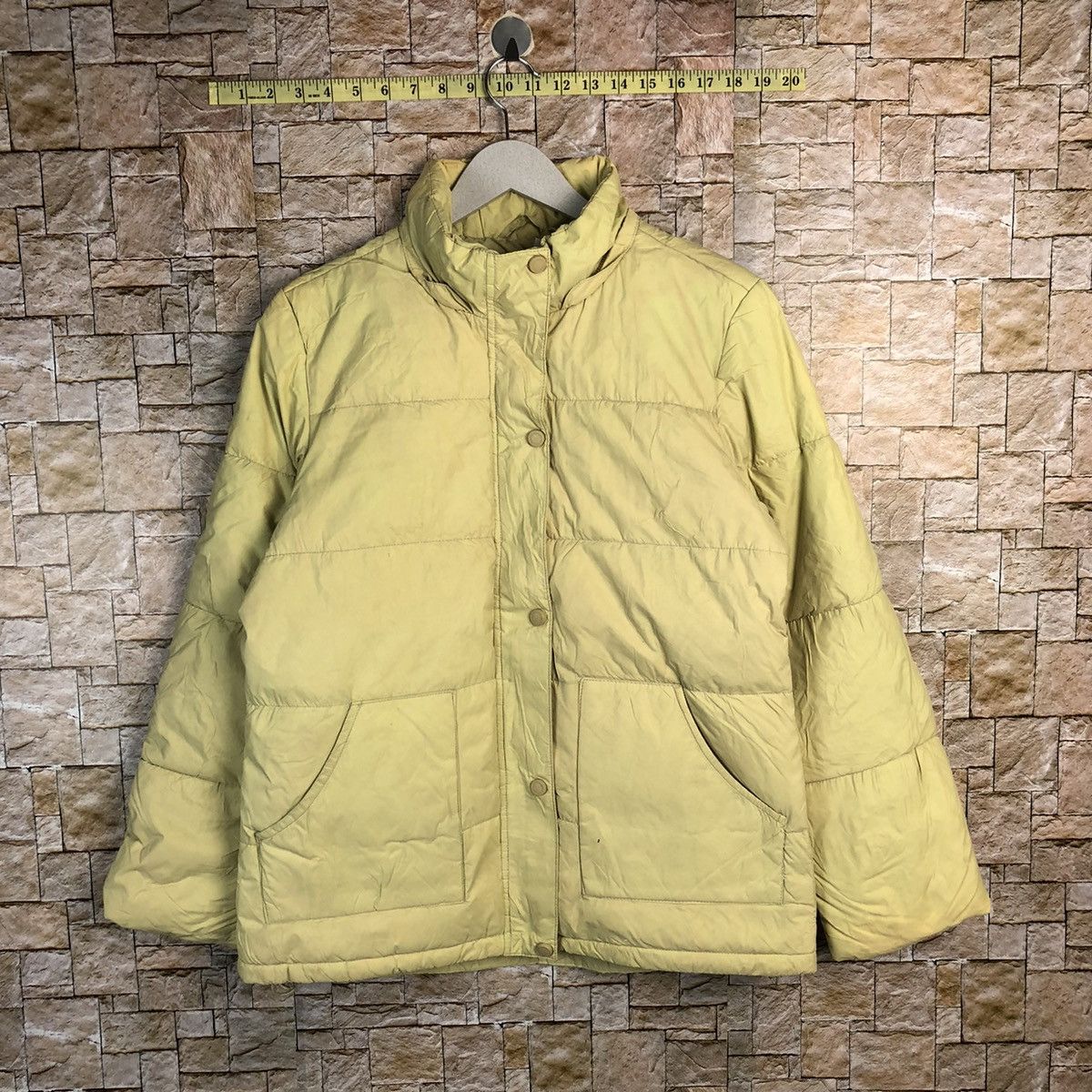 Japanese Brand Gio Atheltic Green puffer jacket #A292 Size US M / EU 48-50 / 2 - 1 Thumbnail