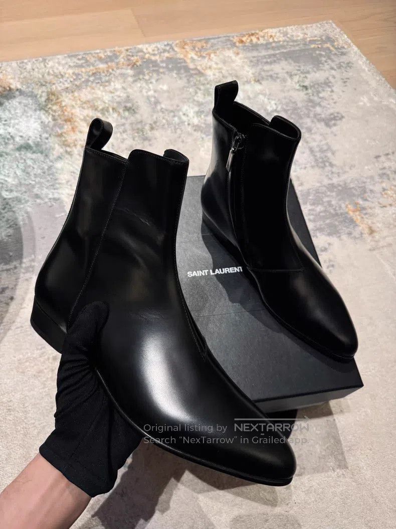 Saint Laurent Paris Saint Laurent Paris Chelsea Boots Size US 10 / EU 43 - 1 Thumbnail