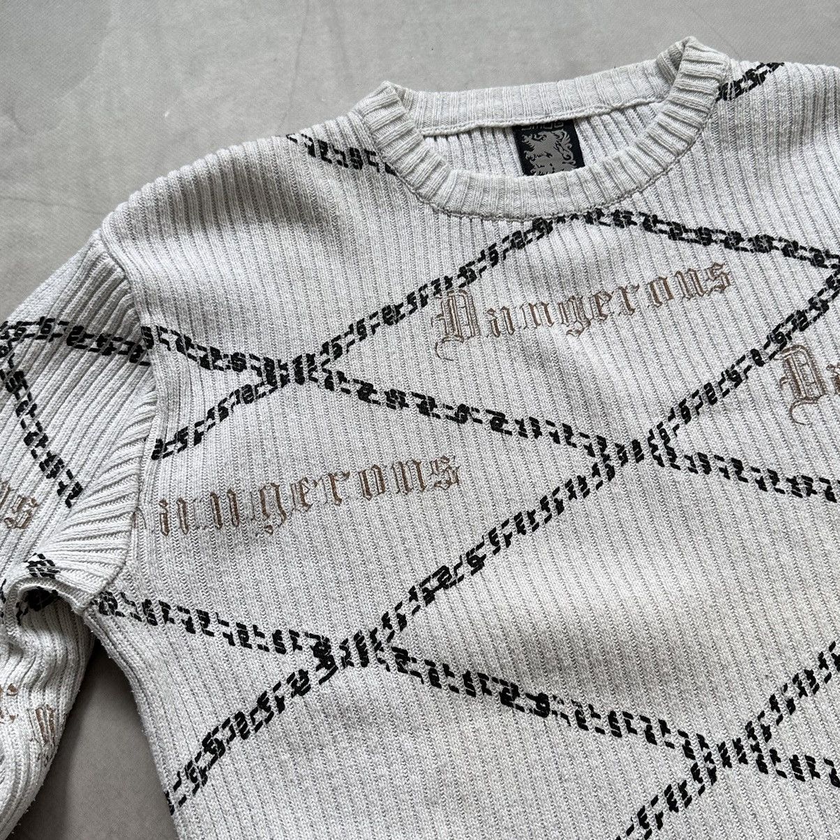 Hysteric Glamour × Undercover Japan Poem Chains Impala LGB Vibe Knit Ribbed Sweater Size US XL / EU 56 / 4 - 9 Thumbnail