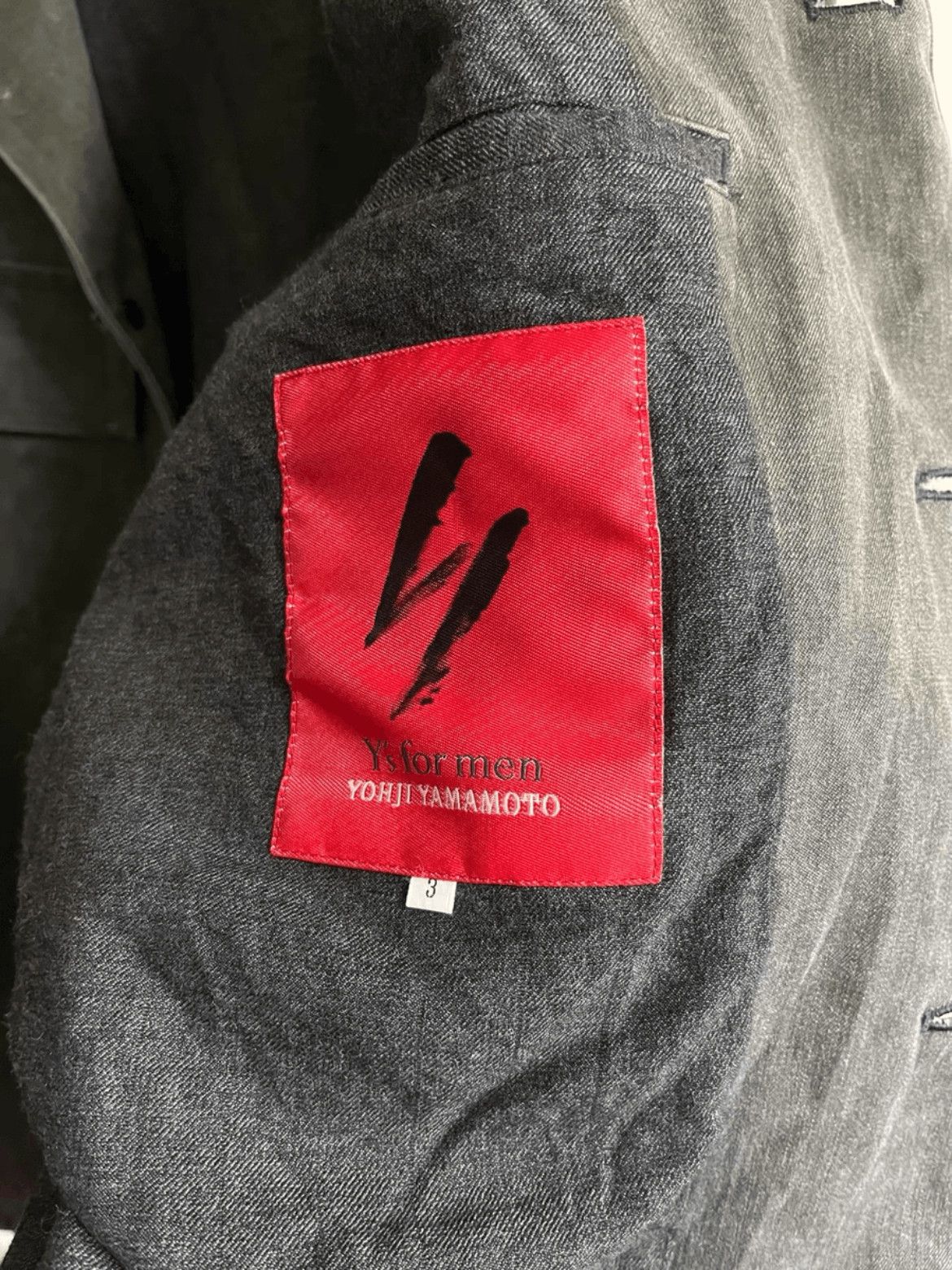 Yohji Yamamoto Yohji Yamamoto Sz 3 Yohji Yamamoto Y's 23AW Vintage Wash M Size US L / EU 52-54 / 3 - 5 Thumbnail