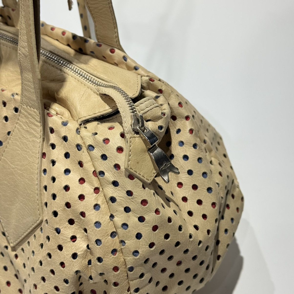 Vivienne Westwood Vivienne Westwood Perforated Leather Shoulder Bag Size ONE SIZE - 4 Thumbnail