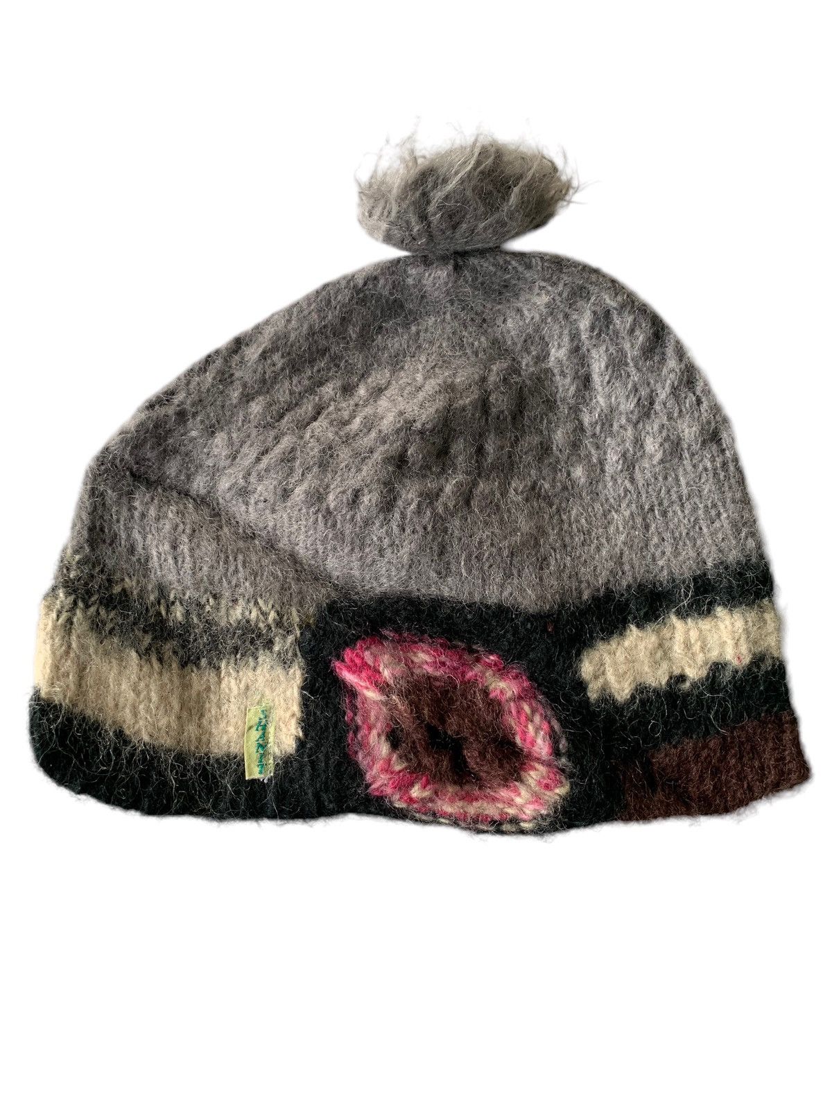 Japanese Brand × Kapital × Vintage RARE Multicolour SHANIT Fur Wool Knitted beanie Hats Size ONE SIZE - 6 Thumbnail