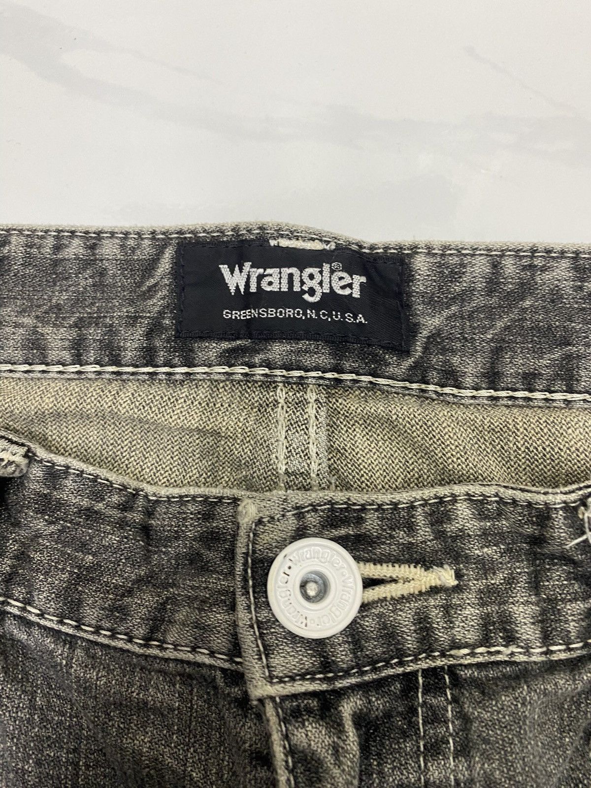 Japanese Brand × True Religion × Wrangler VINTAGE WRANGLER FLARE DISTRESS DENIM TRUE RELIGION STYLE Size US 33 - 7 Thumbnail