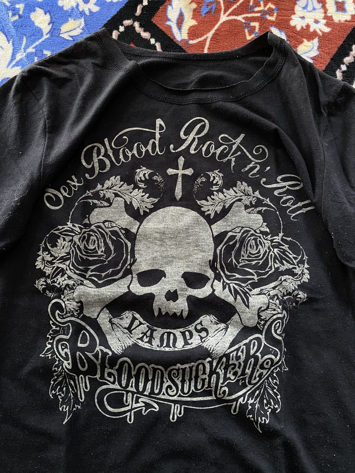 If Six Was Nine Bloodsuckers Gothic Punk Vkei Tshirt Size US M / EU 48-50 / 2 - 3 Thumbnail