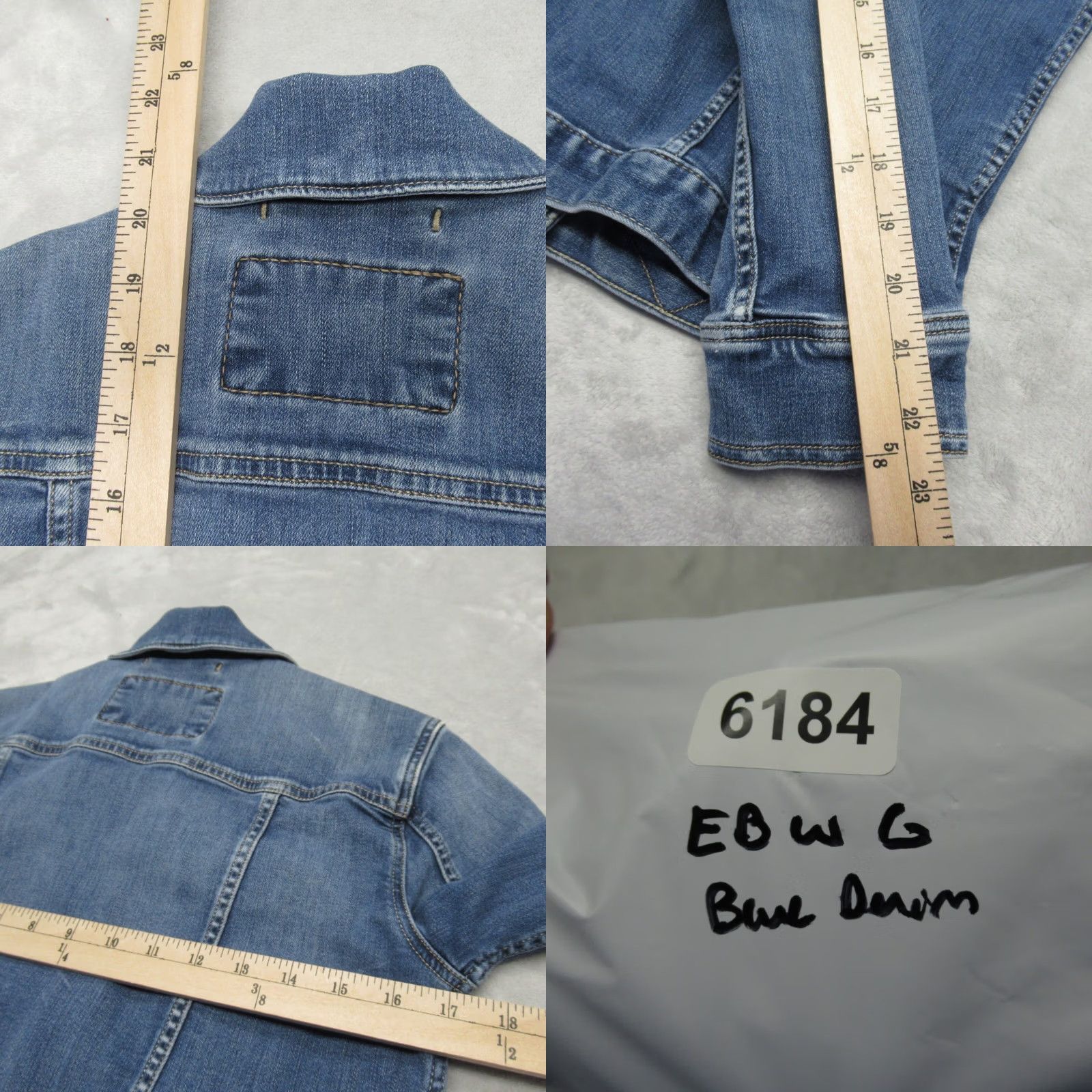 Eddie Bauer Eddie Bauer Denim Jacket Womens Small Blue Button Front Waist Tab Pockets Size S / US 4 / IT 40 - 9 Thumbnail