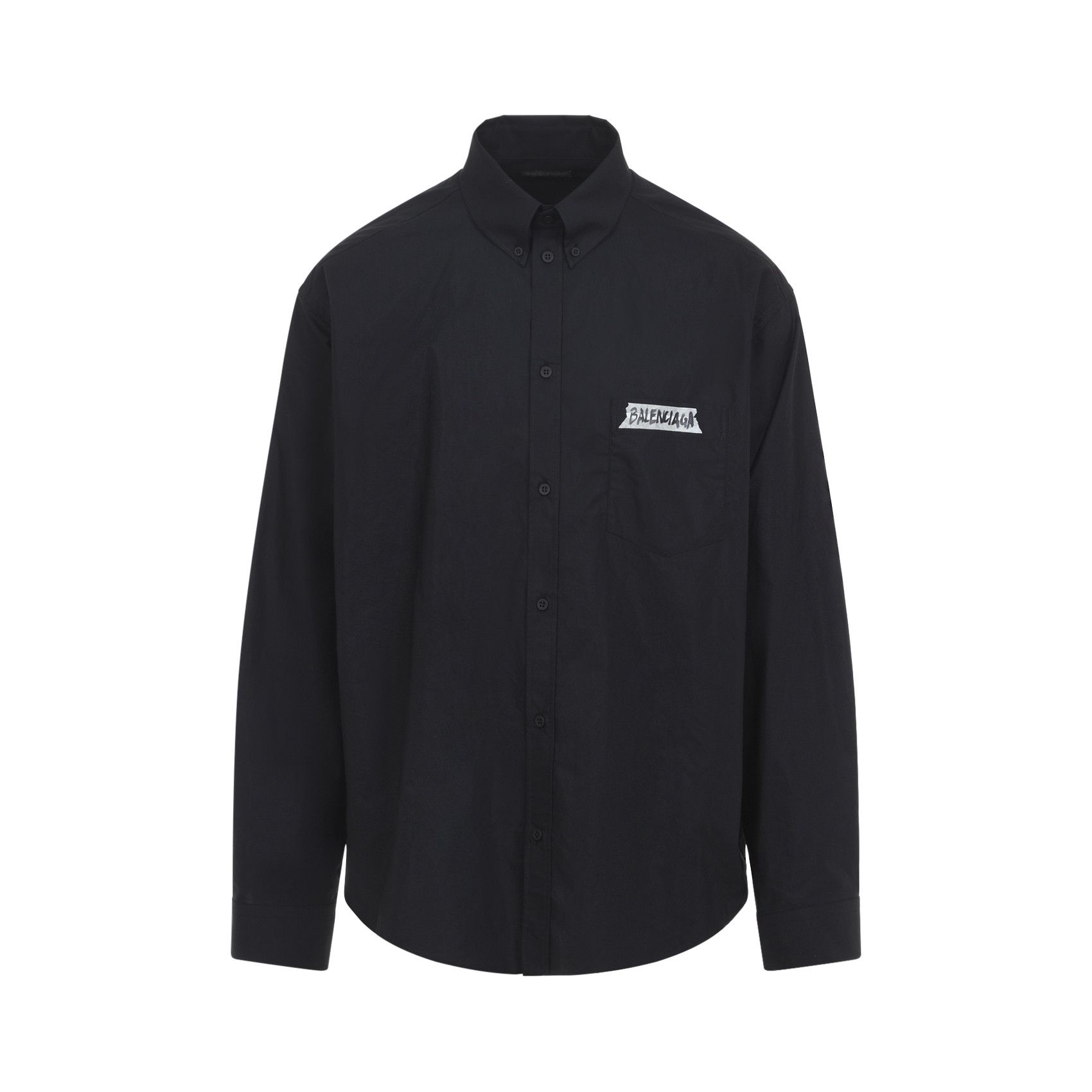Balenciaga Balenciaga LS Large Fit Shirt Size US M / EU 48-50 / 2 - 1 Thumbnail
