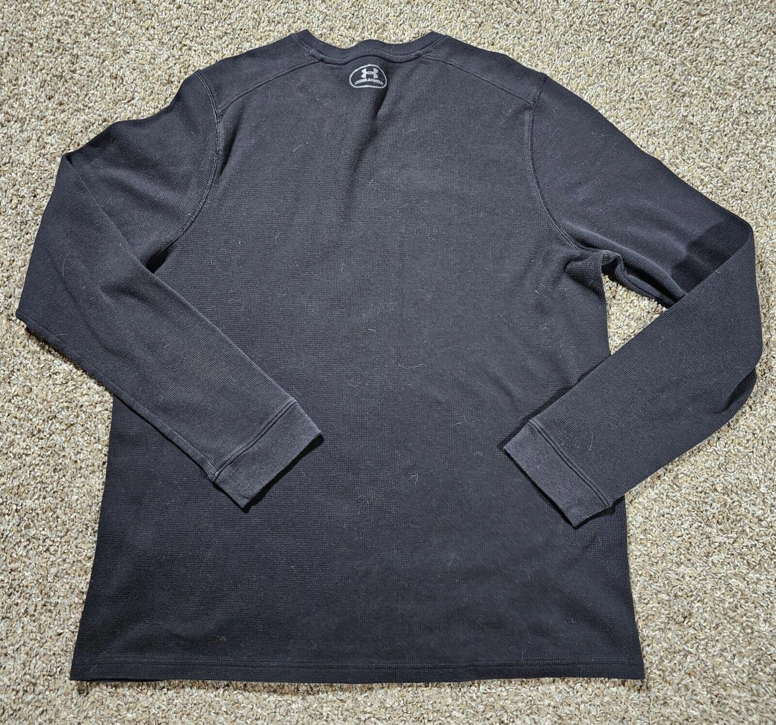Under Armour under armour thermal waffle knit hurricanes shirt LARGE Size US L / EU 52-54 / 3 - 7 Thumbnail