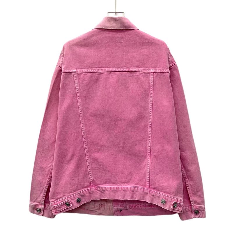 Balenciaga Balenciaga size 34 Pink logo monogrammed embroidered cotto Size US XXS / EU 40 - 2 Thumbnail