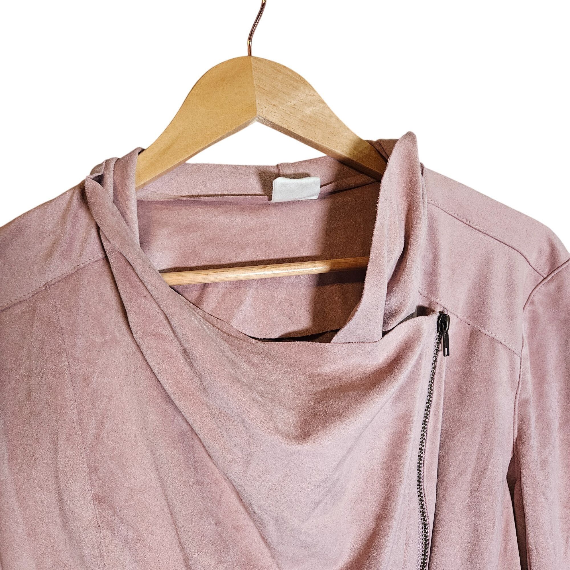 Other Mote Women's Asymmetrical Zip Jacket Pink L Minimalist Clean Size L / US 10 / IT 46 - 4 Thumbnail