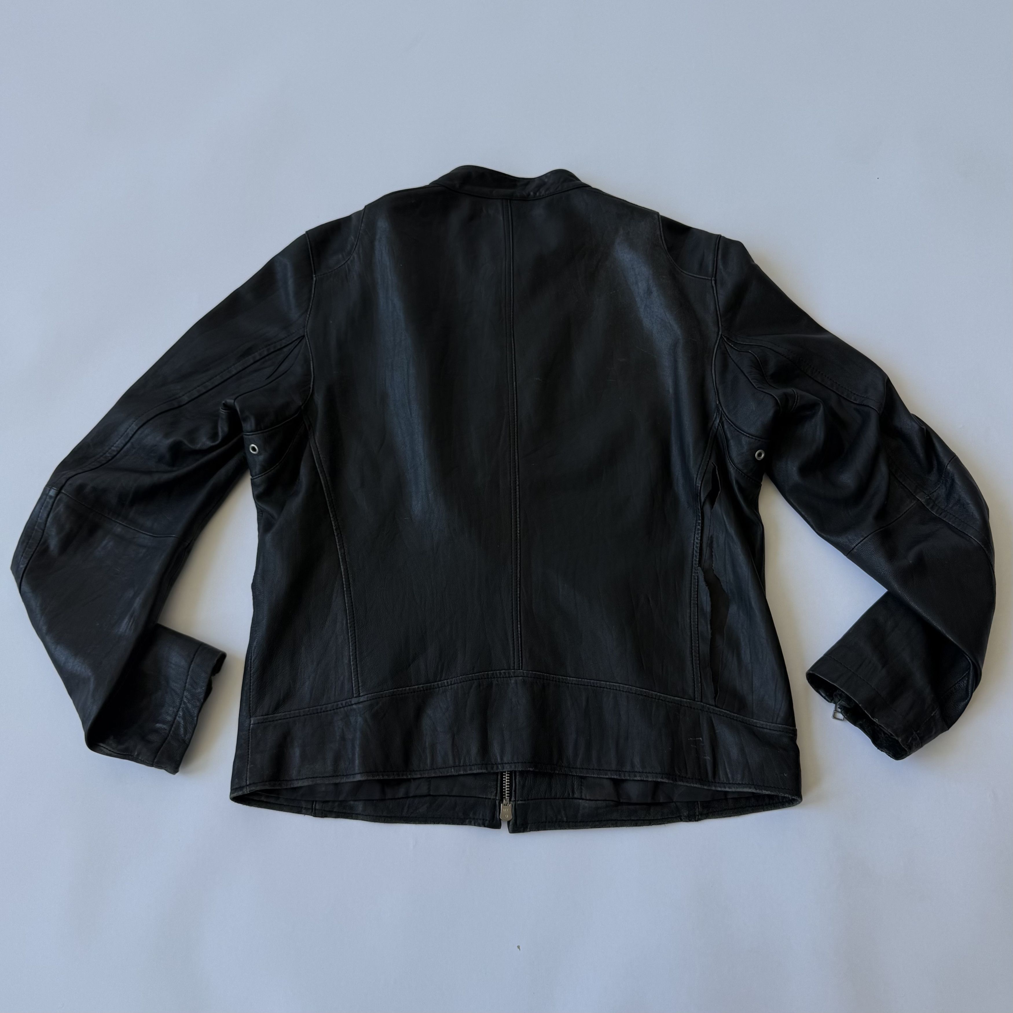 Uniqlo Vintage UNIQLO Moto Racer Jacket Size US L / EU 52-54 / 3 - 4 Thumbnail