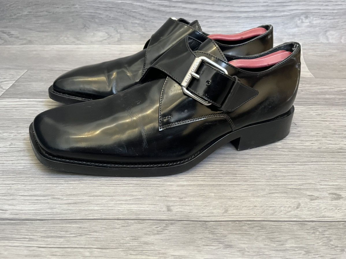 Balenciaga Balenciaga square toe derby single monk strap sz 41 Size US 8 / EU 41 - 4 Thumbnail