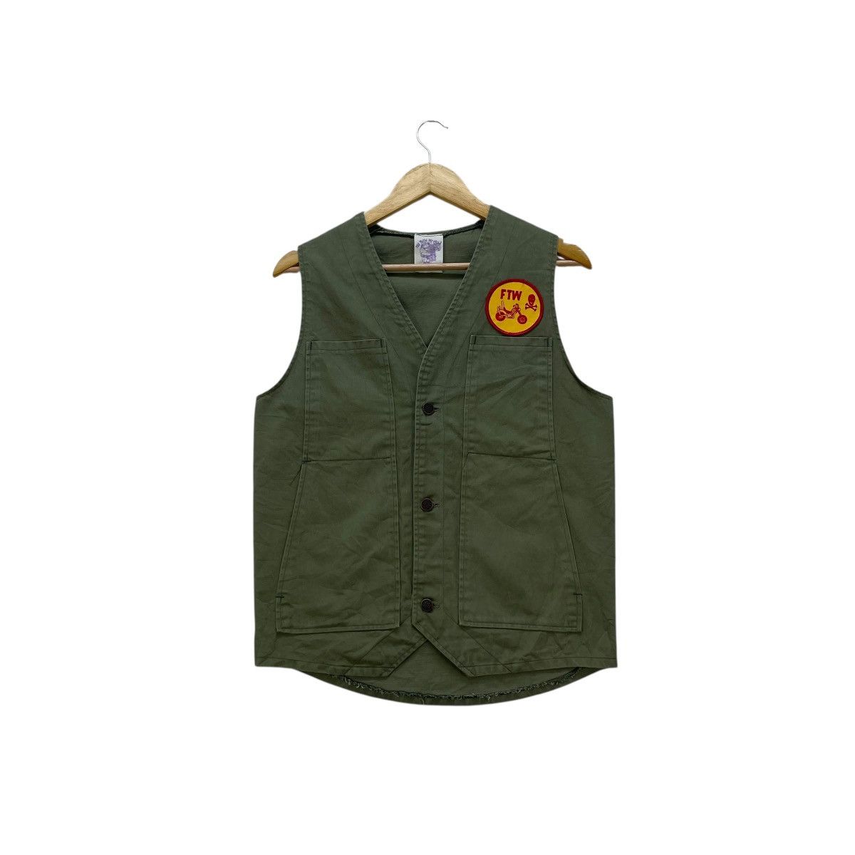 Buzz Rickson's 💥Vintage Real Stich Be Good Vest Jacket Made In Japan Size US M / EU 48-50 / 2 - 1 Thumbnail