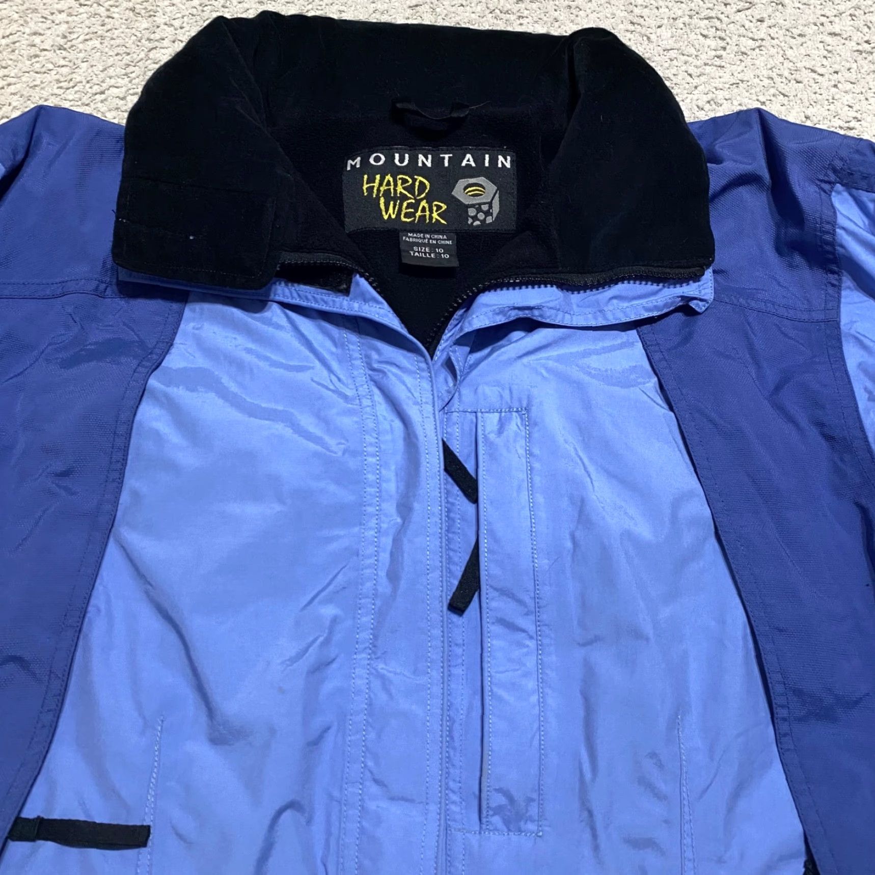 Mountain Hardwear Mountain Hardwear Womens Jacket Conduit Hooded Parka Blue Full Zip Sz 10 Mid-Length Softshell Vented Regular 10 Mens Womens Girls? Size L / US 10 / IT 46 - 6 Thumbnail