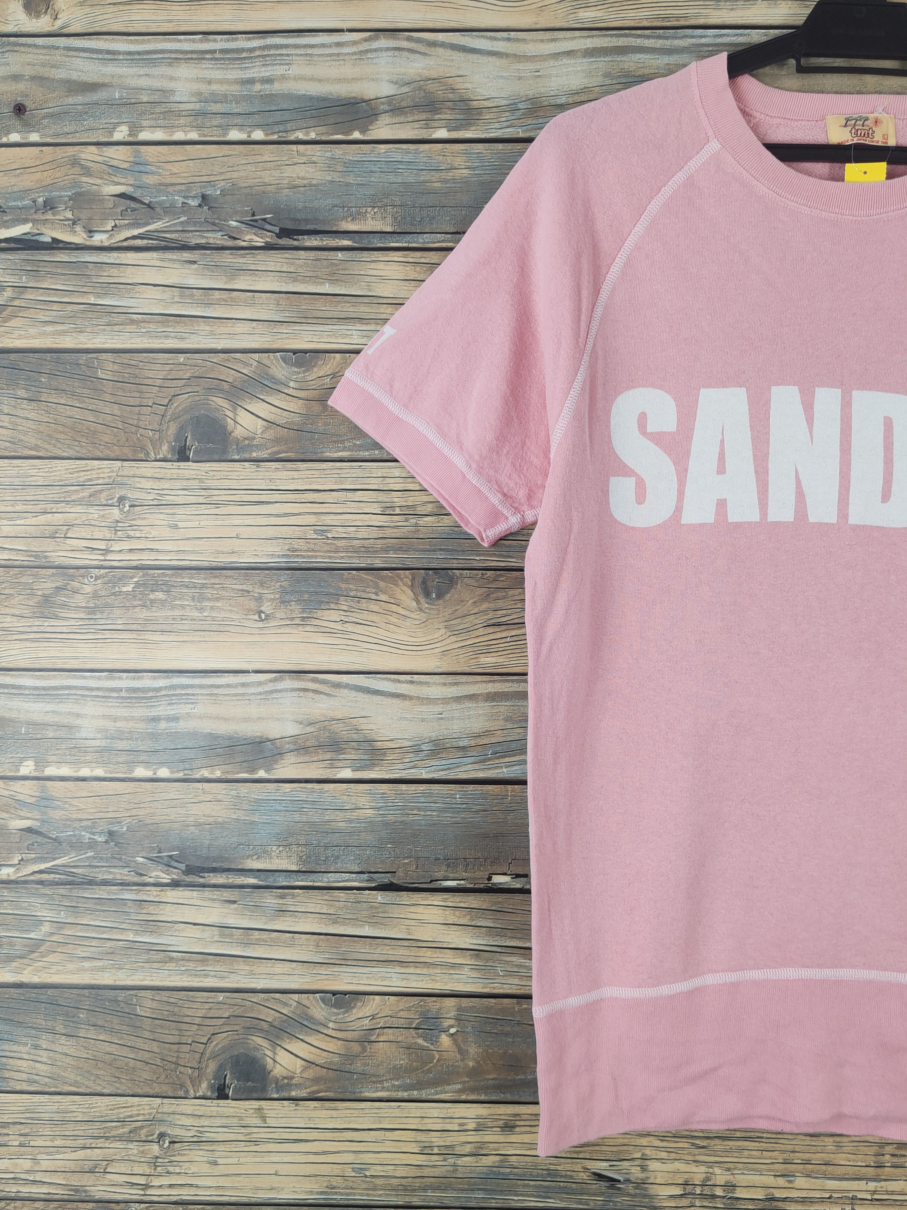 TMT DL Tmt made in Japan vintage Peach Short Sleeve T-shirt #822 Size L / US 10 / IT 46 - 4 Thumbnail