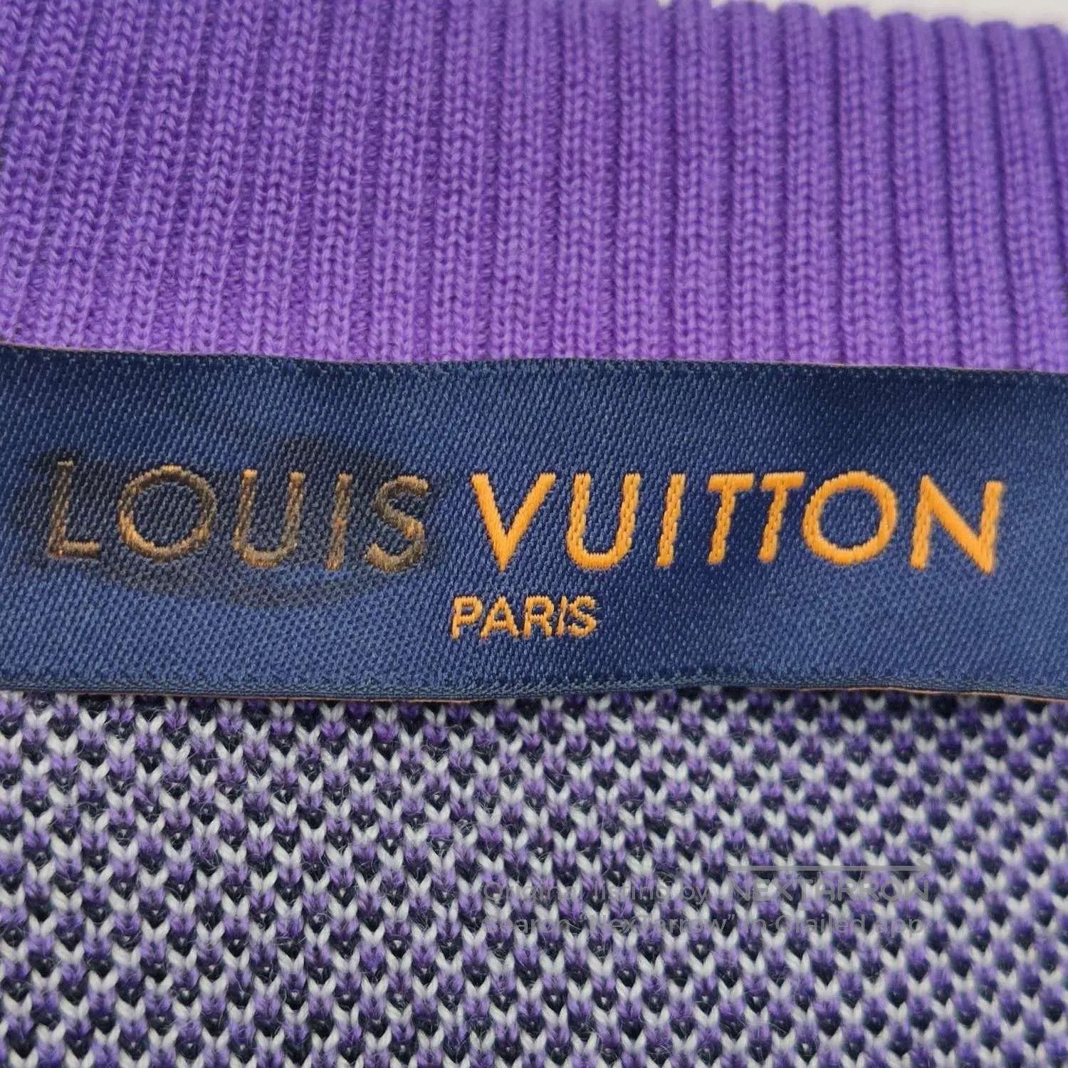 Louis Vuitton Louis Vuitton Purple Wool Crewneck Sweater XL. Size US XL / EU 56 / 4 - 3 Thumbnail