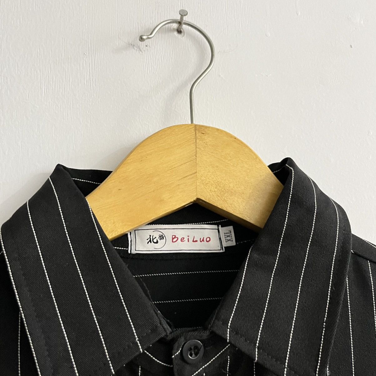 Japanese Brand Beiluo - Striped Ls Button Up Shirt Size US L / EU 52-54 / 3 - 4 Thumbnail