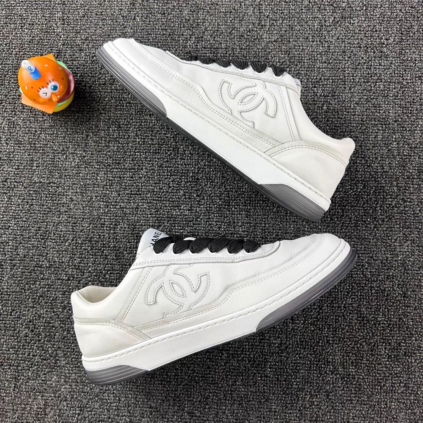 Chanel Chanel 24P White Leather Sneakers 36.5 Size US 6 / IT 36 - 4 Thumbnail